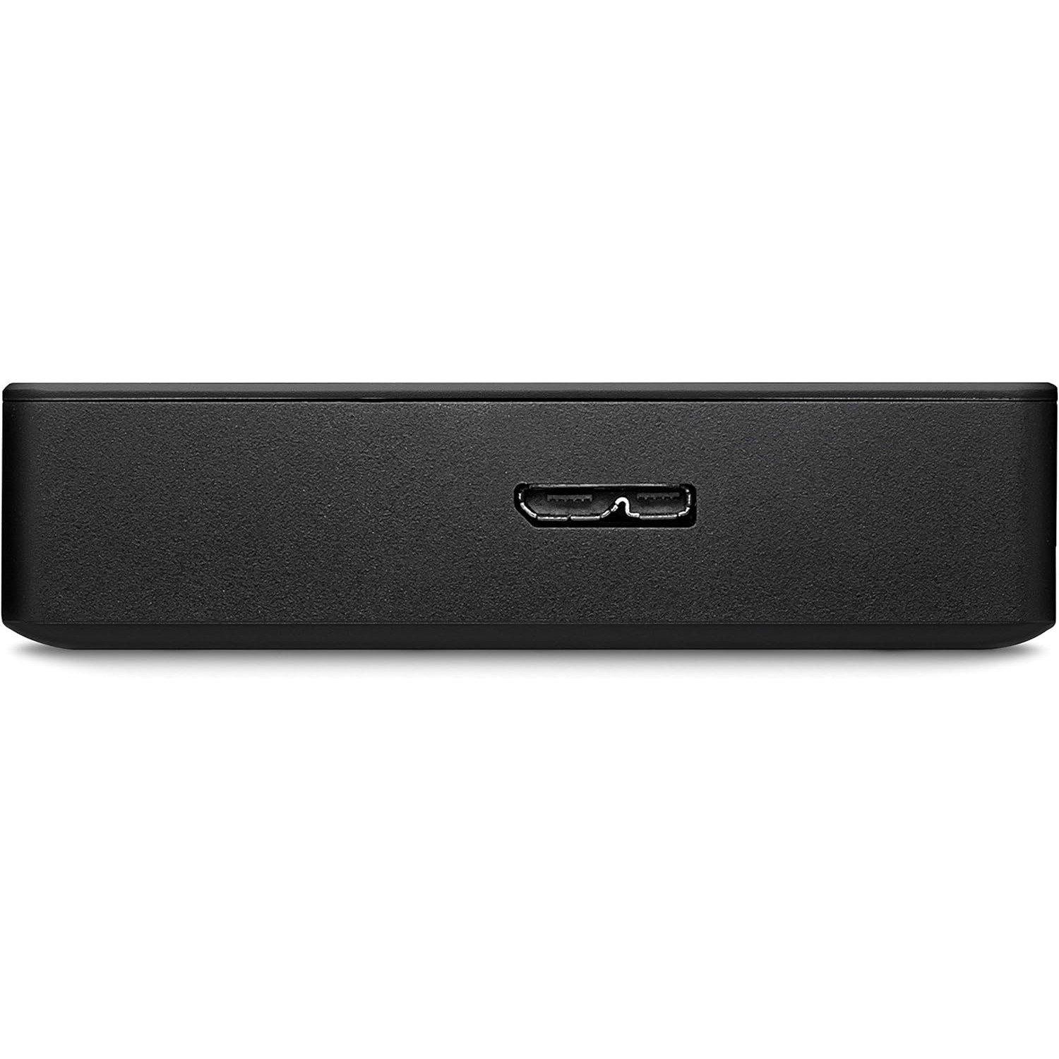 Black - Seagate - Drive 5TB External Hard Drive Dark Grey for PC Laptop and Mac - 4