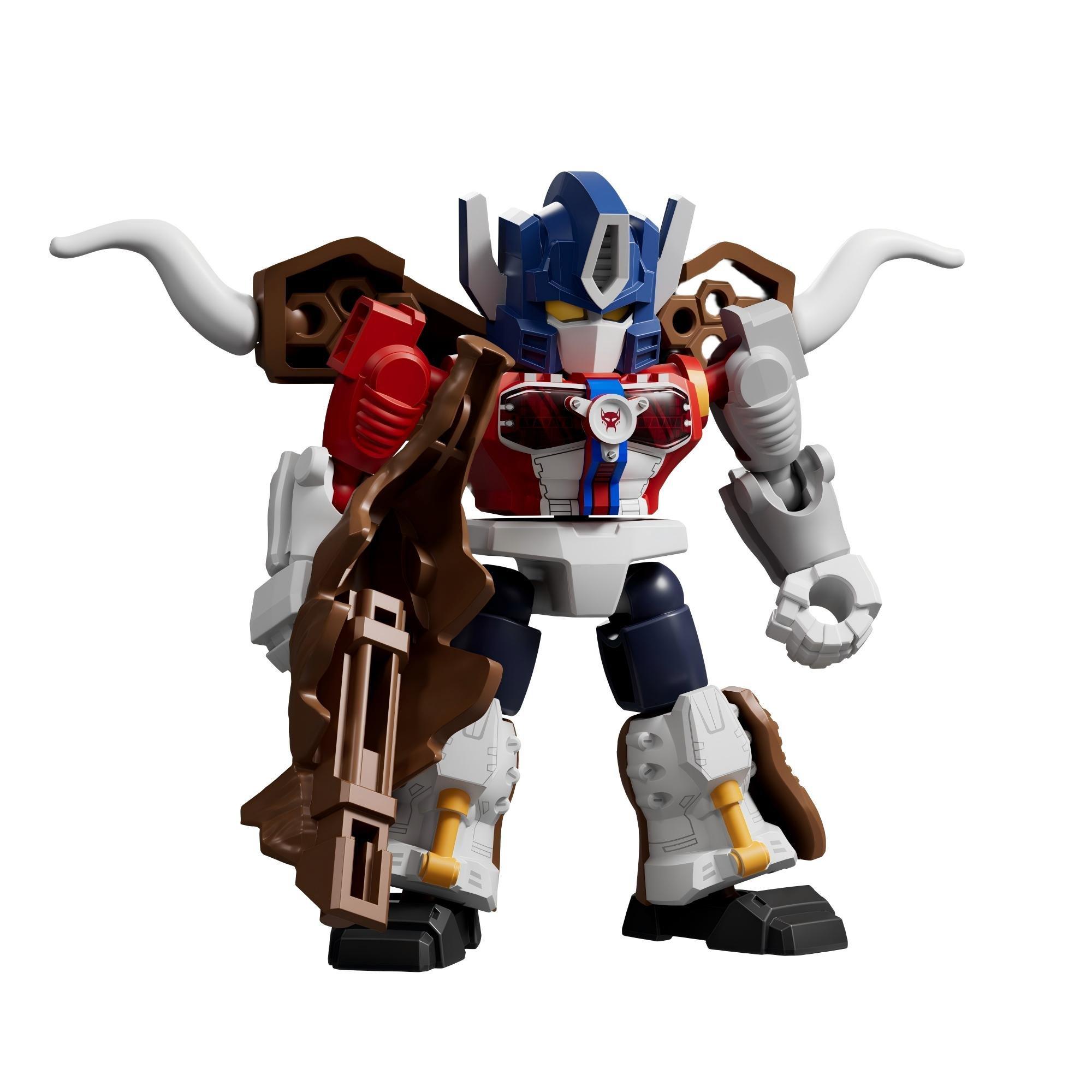 DV 07 - Blokees - Blokees - Transformers  Galaxy Version Defender 07 Power of the Beast w/Hang Tags - 2