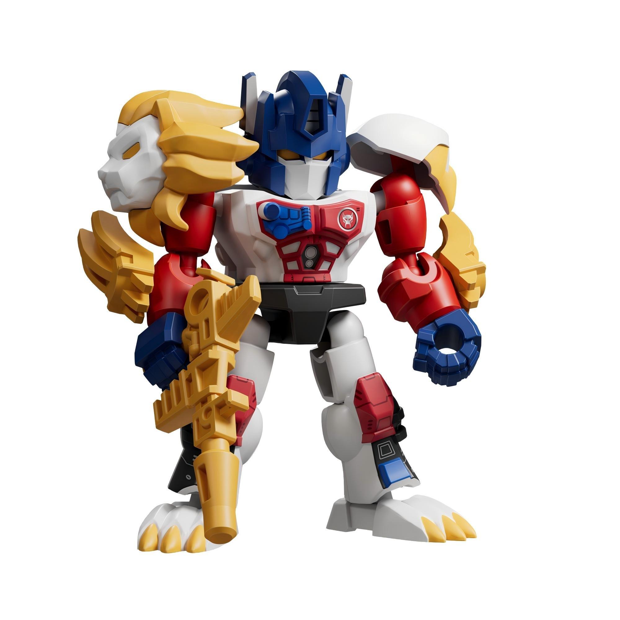 DV 07 - Blokees - Blokees - Transformers  Galaxy Version Defender 07 Power of the Beast w/Hang Tags - 7