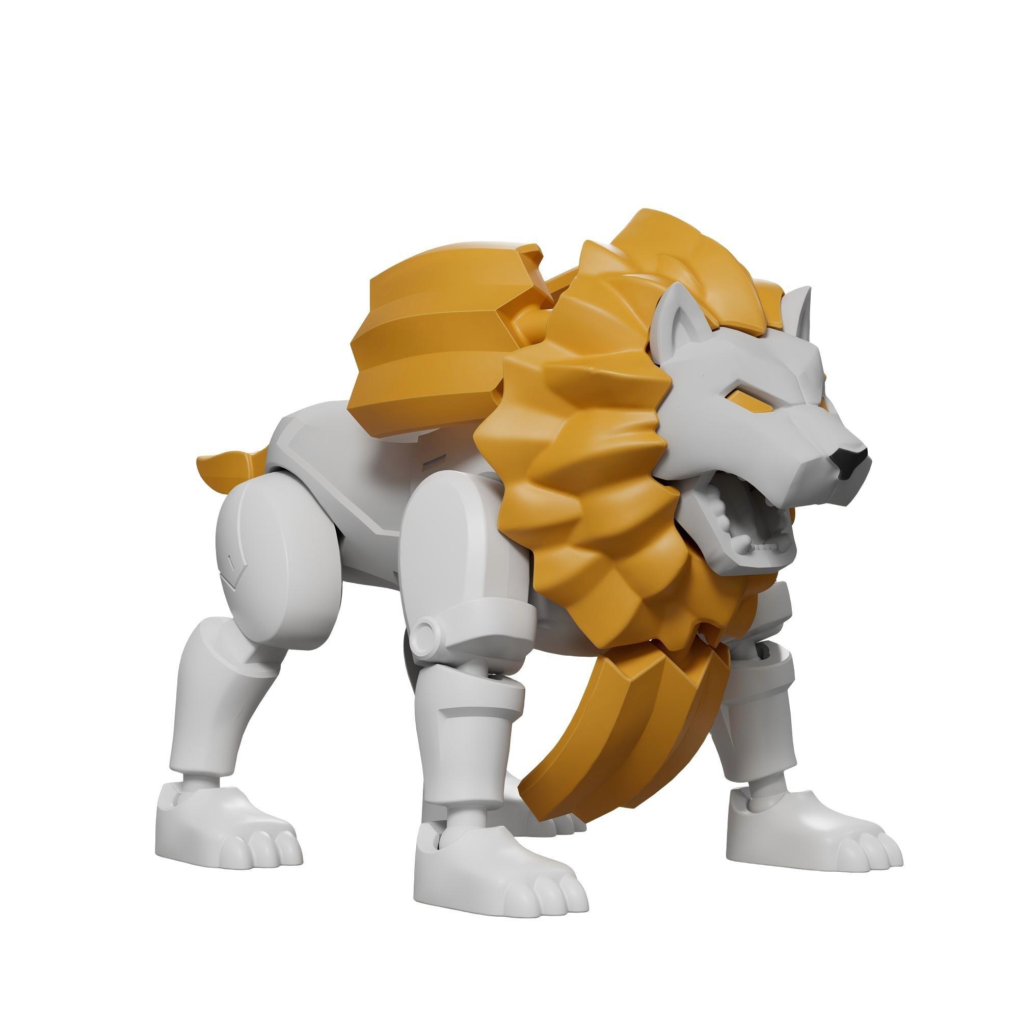 DV 07 - Blokees - Blokees - Transformers  Galaxy Version Defender 07 Power of the Beast w/Hang Tags - 8