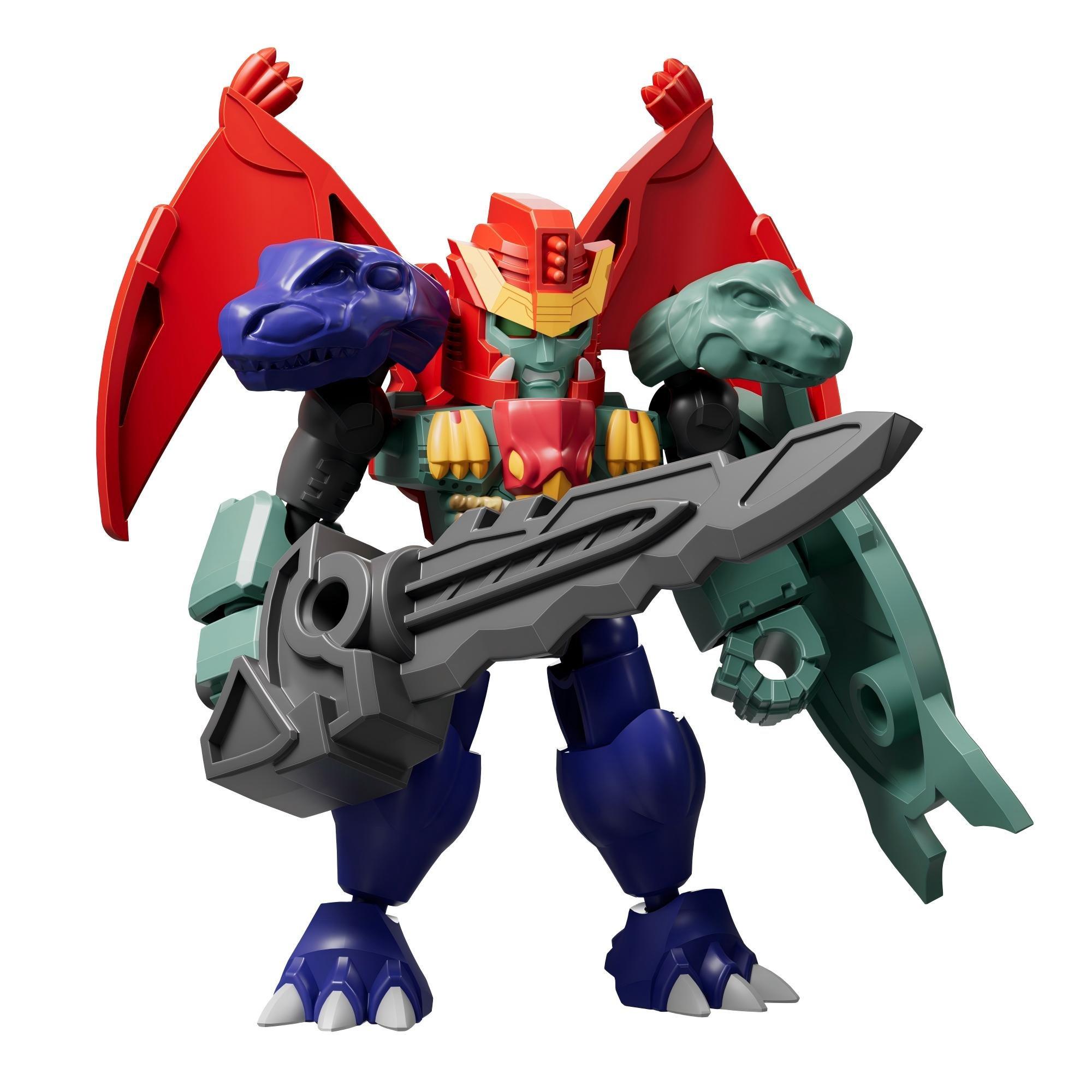 DV 07 - Blokees - Blokees - Transformers  Galaxy Version Defender 07 Power of the Beast w/Hang Tags - 9