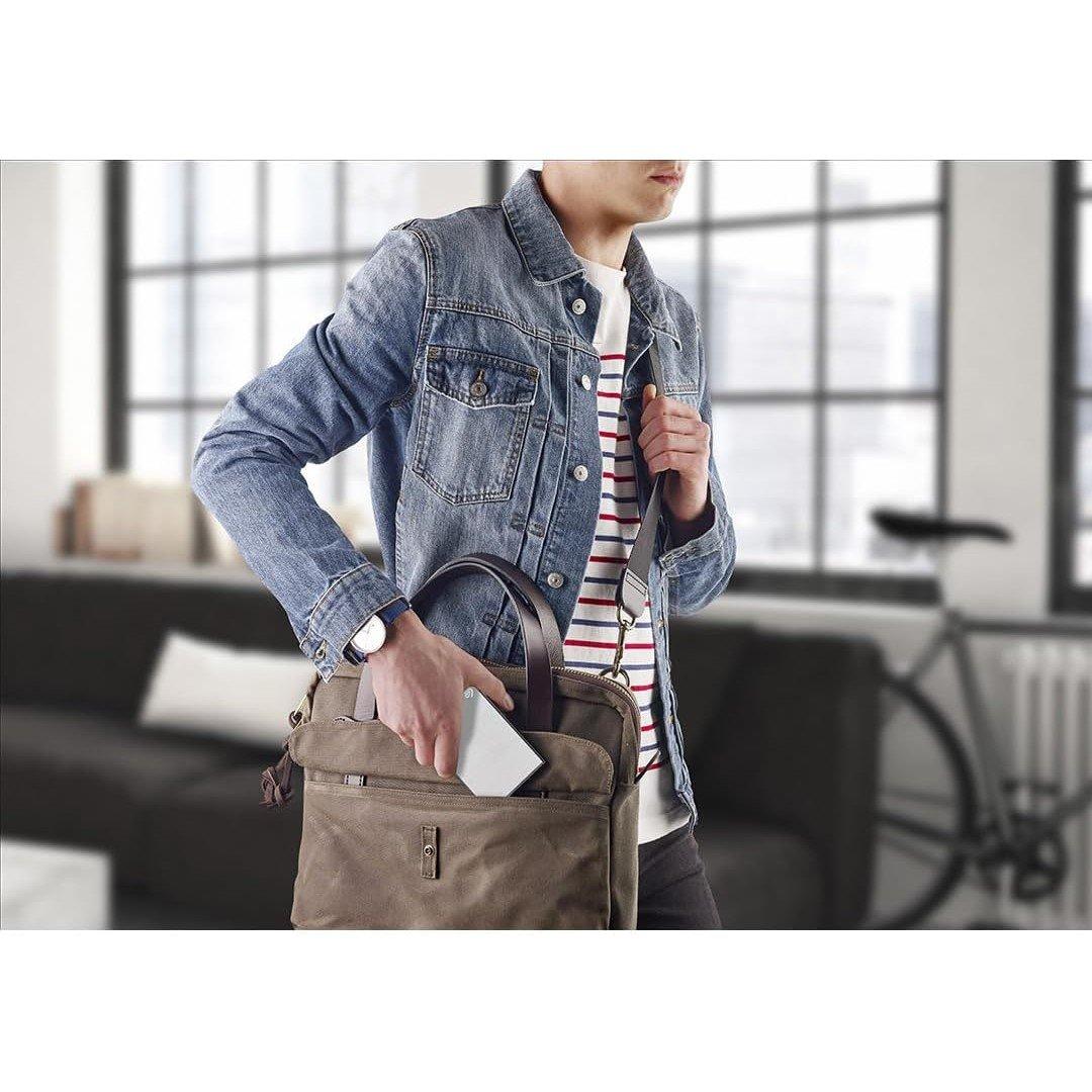 Argento - Seagate - Touch 1TB External Hard Drive with Password - 2