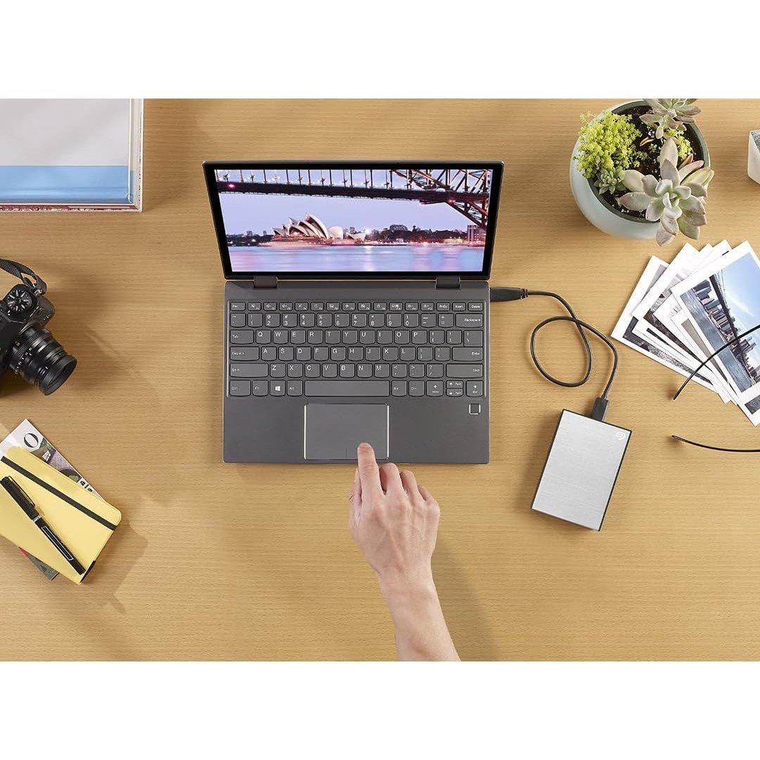 Argento - Seagate - Touch 5TB External Hard Drive with Password - 2