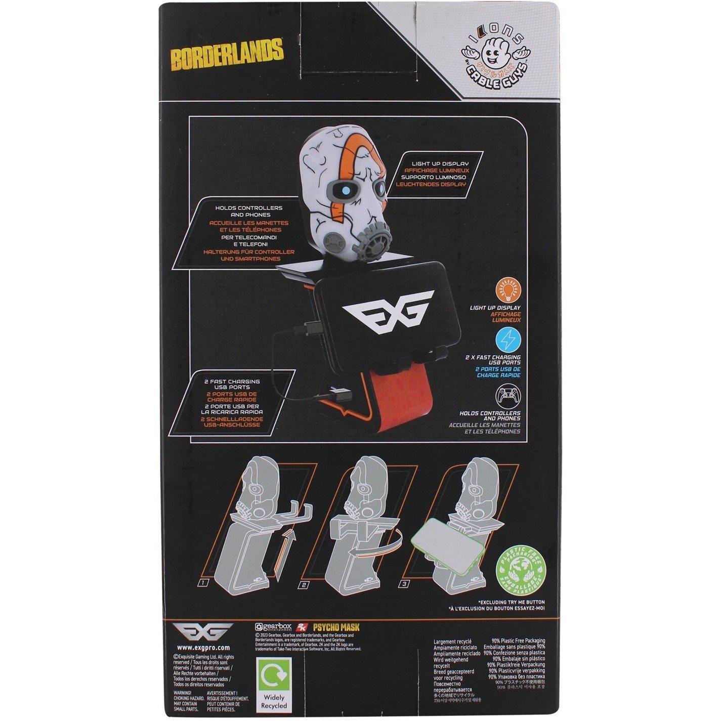 Multiple - Cable Guys - Borderlands Phone & Device Light up Charge Stand - 2