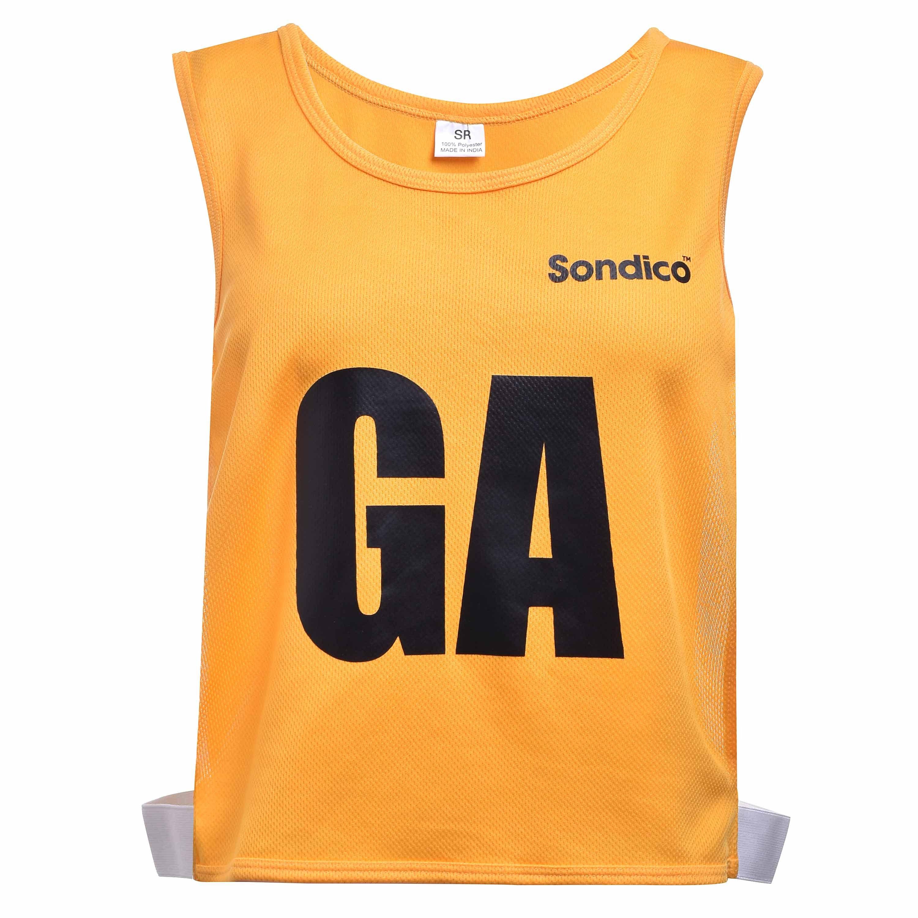 Yellow - Sondico - Sondico 7 Pack Netball Mesh Bibs - 3