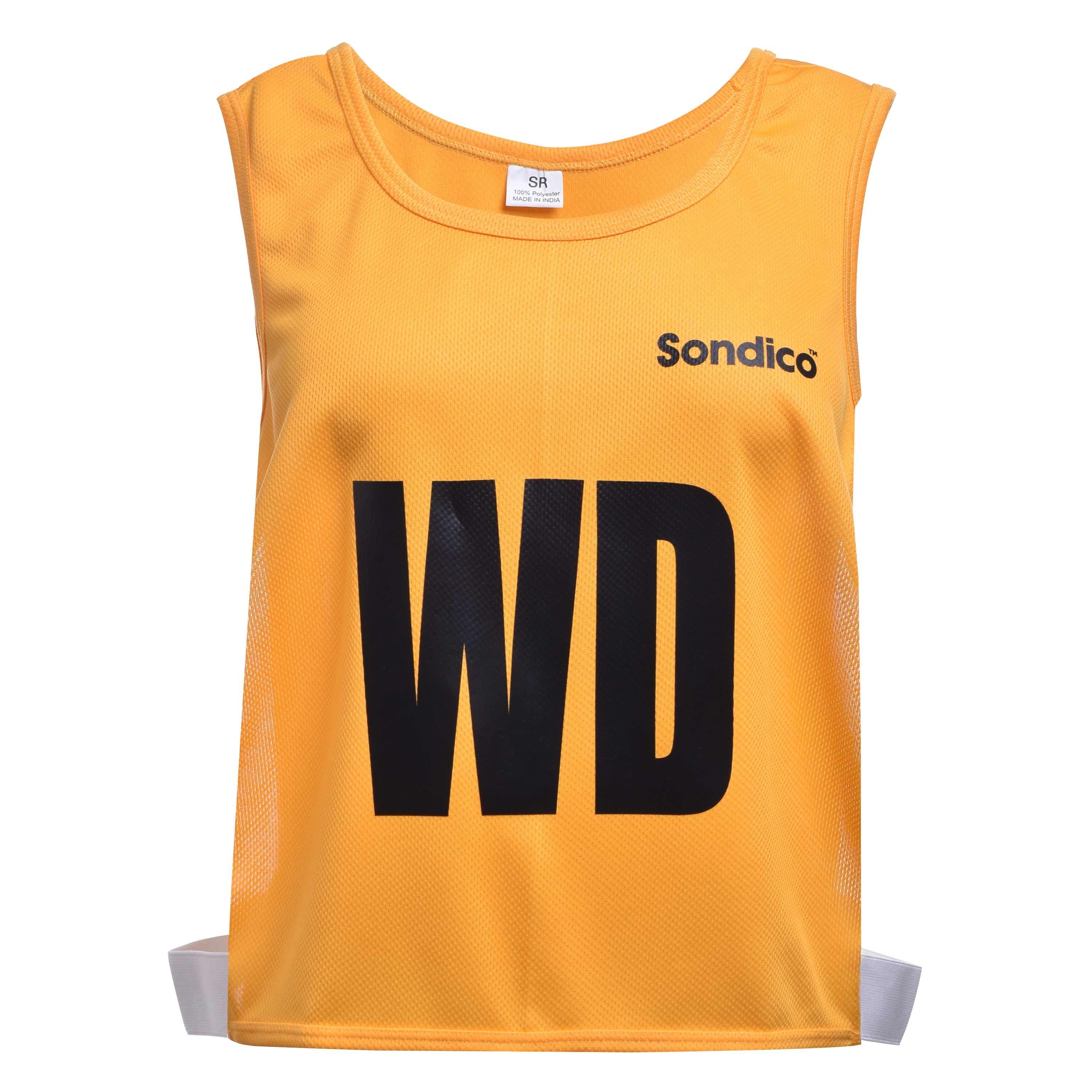 Yellow - Sondico - Sondico 7 Pack Netball Mesh Bibs - 7
