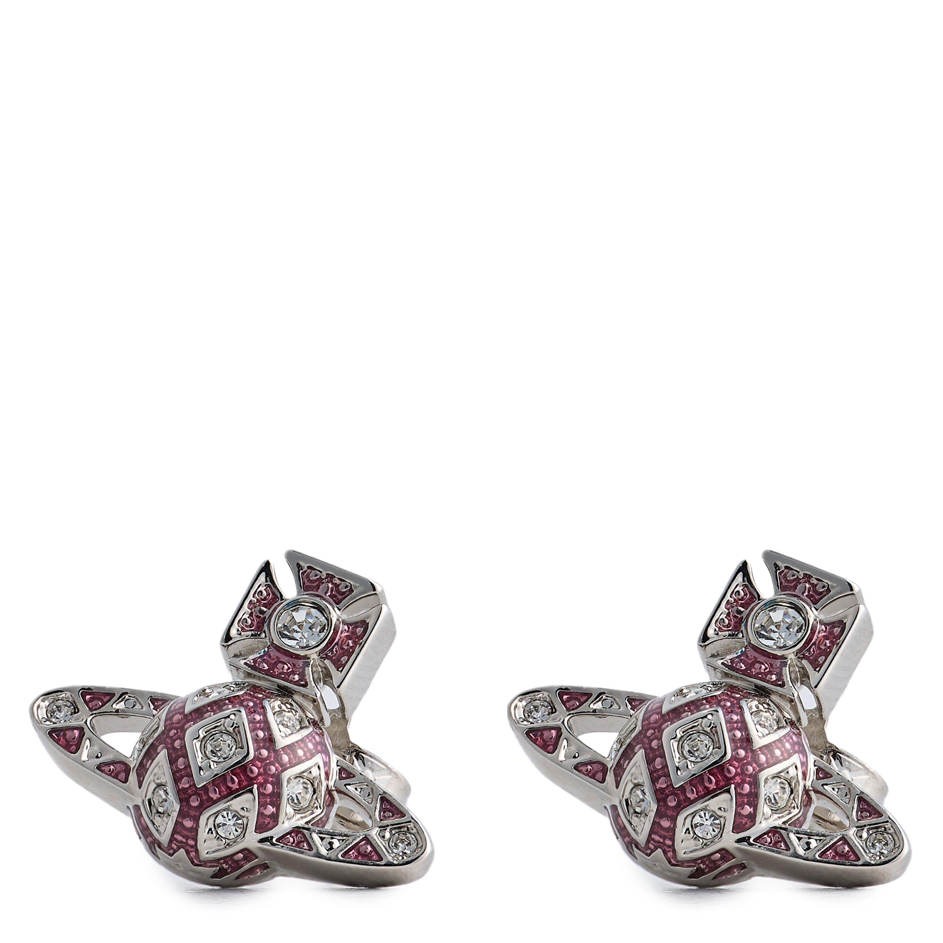 Platinum/Rose - Vivienne Westwood - Viv Rachelle Earring Ld64 - 1