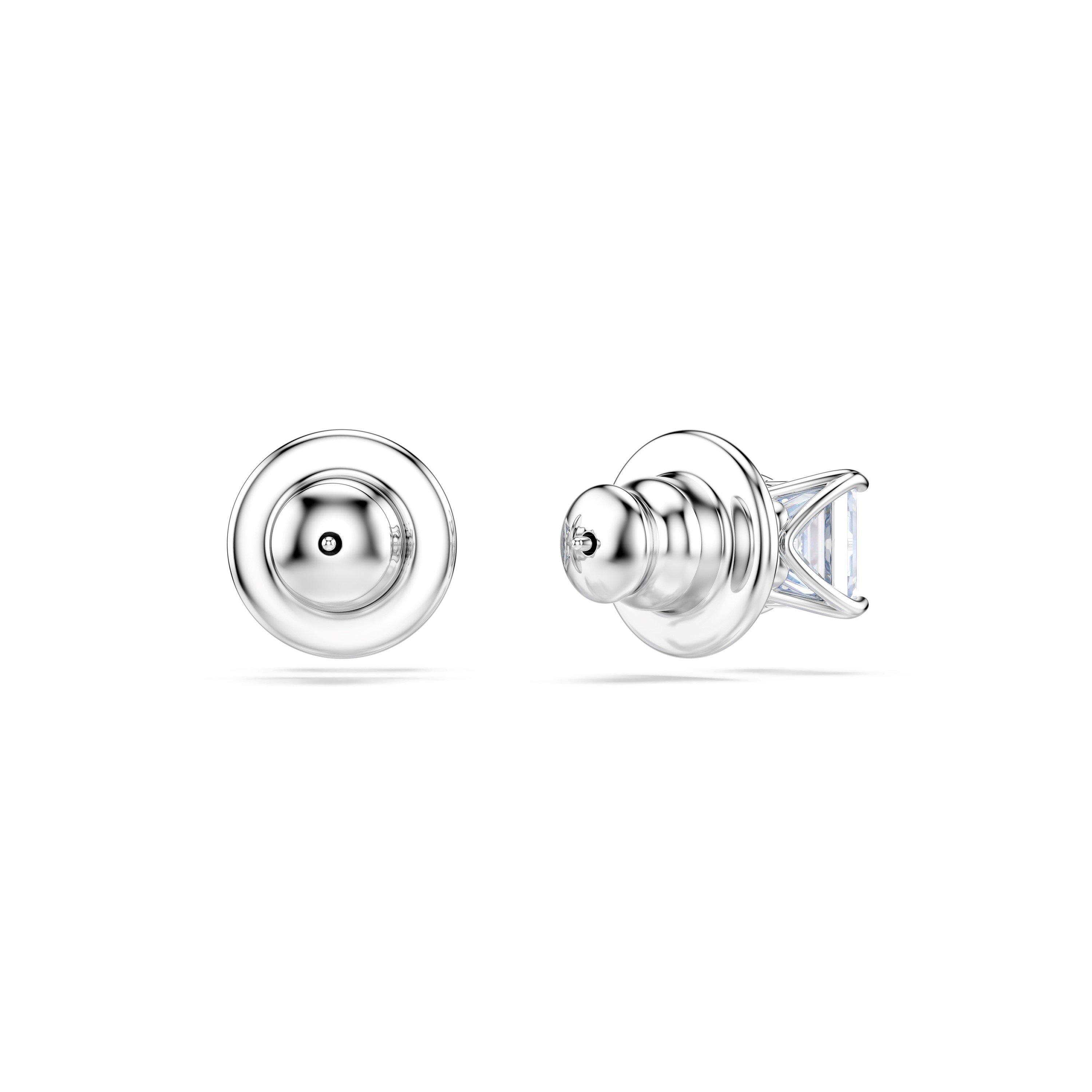 Blue / RHS - Swarovski - Women's Matrix Stud Earrings - 4
