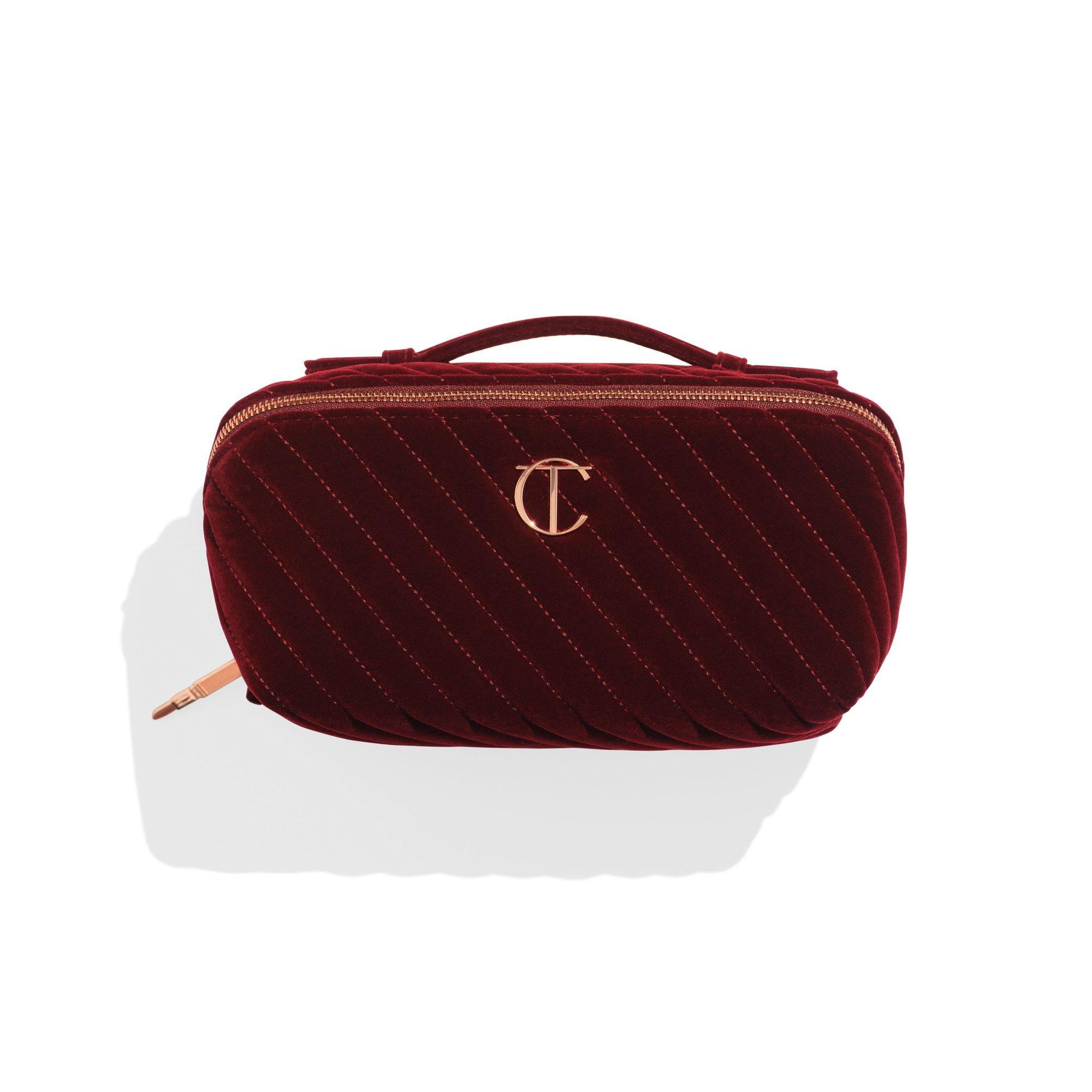 Charlotte Tilbury Organiser Velvet Make Up Bag Large - Image 3