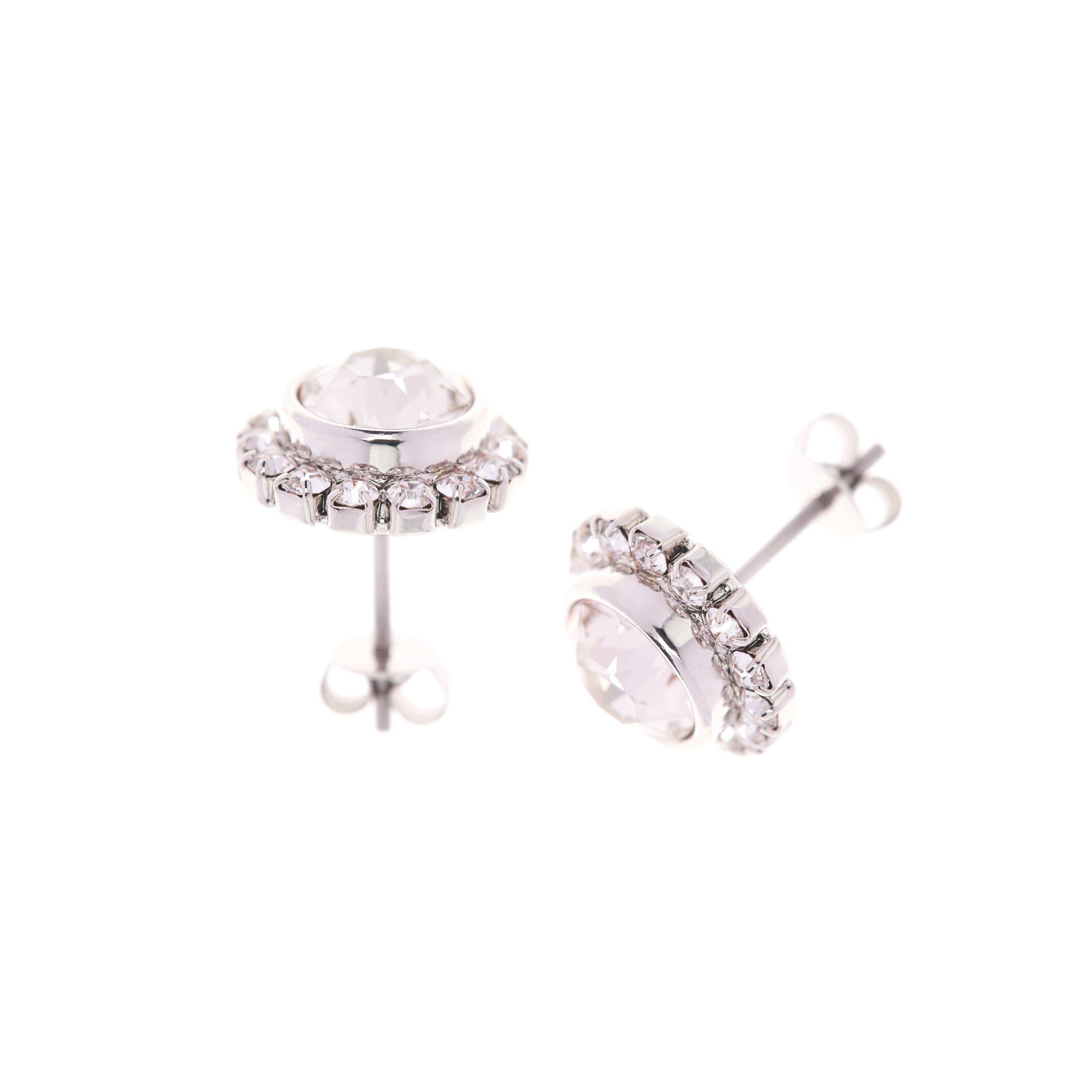 Silver/Crystal - Ted Baker - Women's Sully Stud Earrings - 3