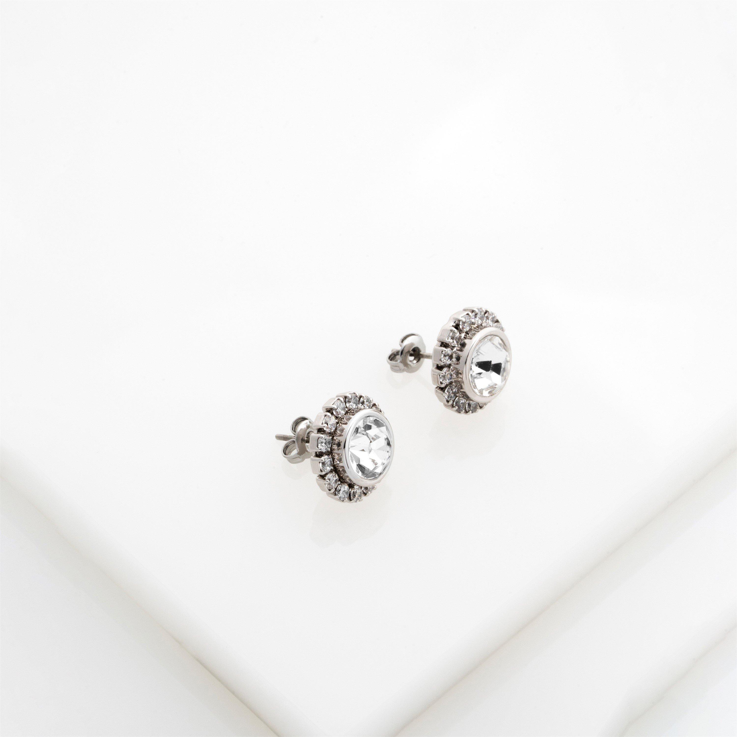Silver/Crystal - Ted Baker - Women's Sully Stud Earrings - 5
