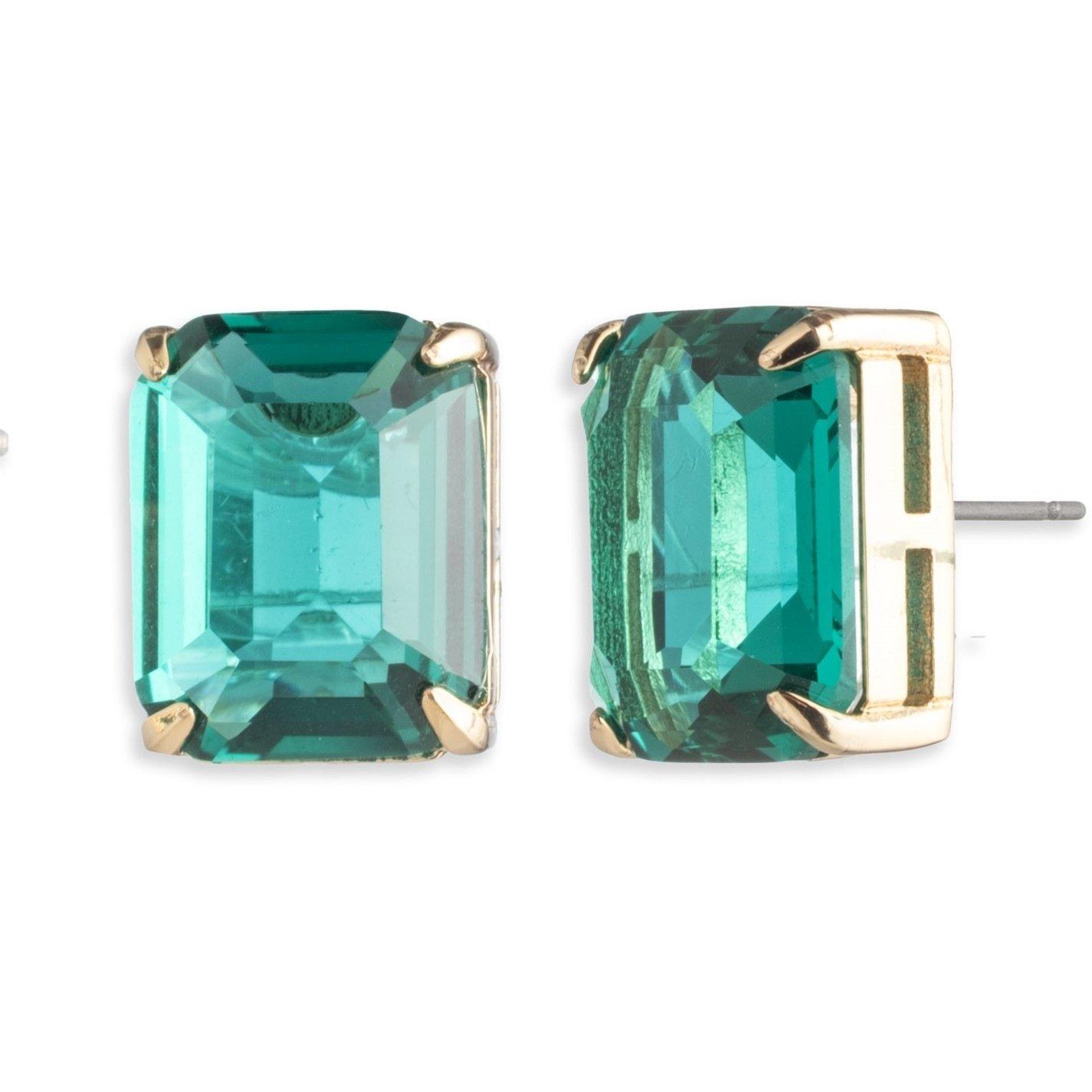 Gld/Emerald - Lauren Ralph Lauren - Lauren Ralph Lauren Green Stud Earrings - 1