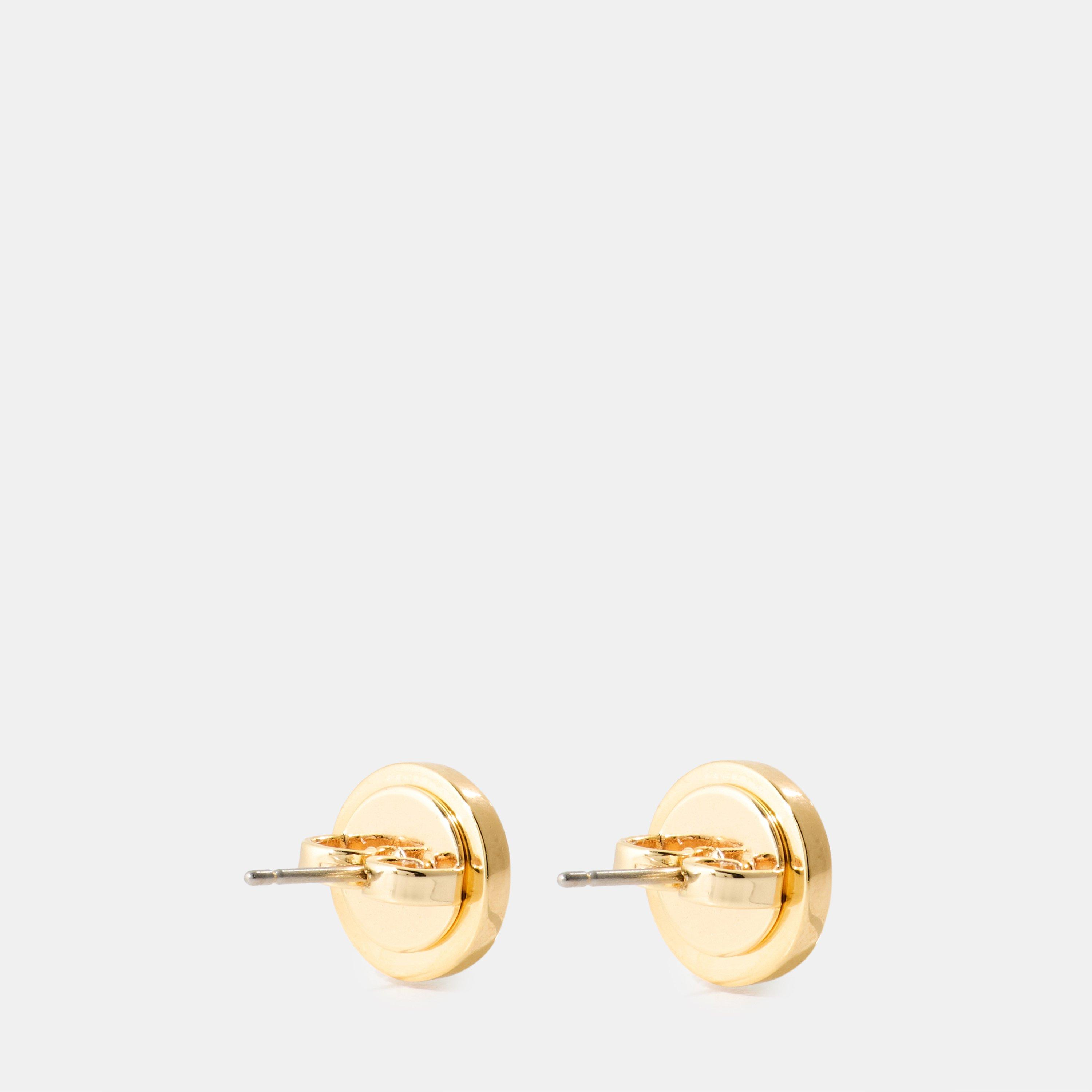 ToryGold/Ivory - Tory Burch - Women's Stud Earrings - 2