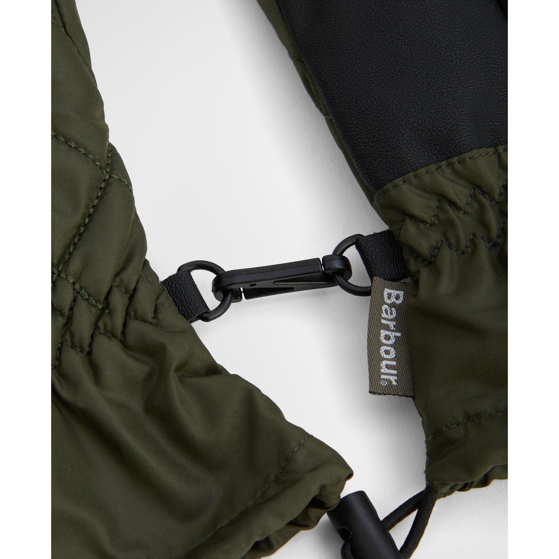 Forest - Barbour - Joni Waterproof Quilted Gloves - 4