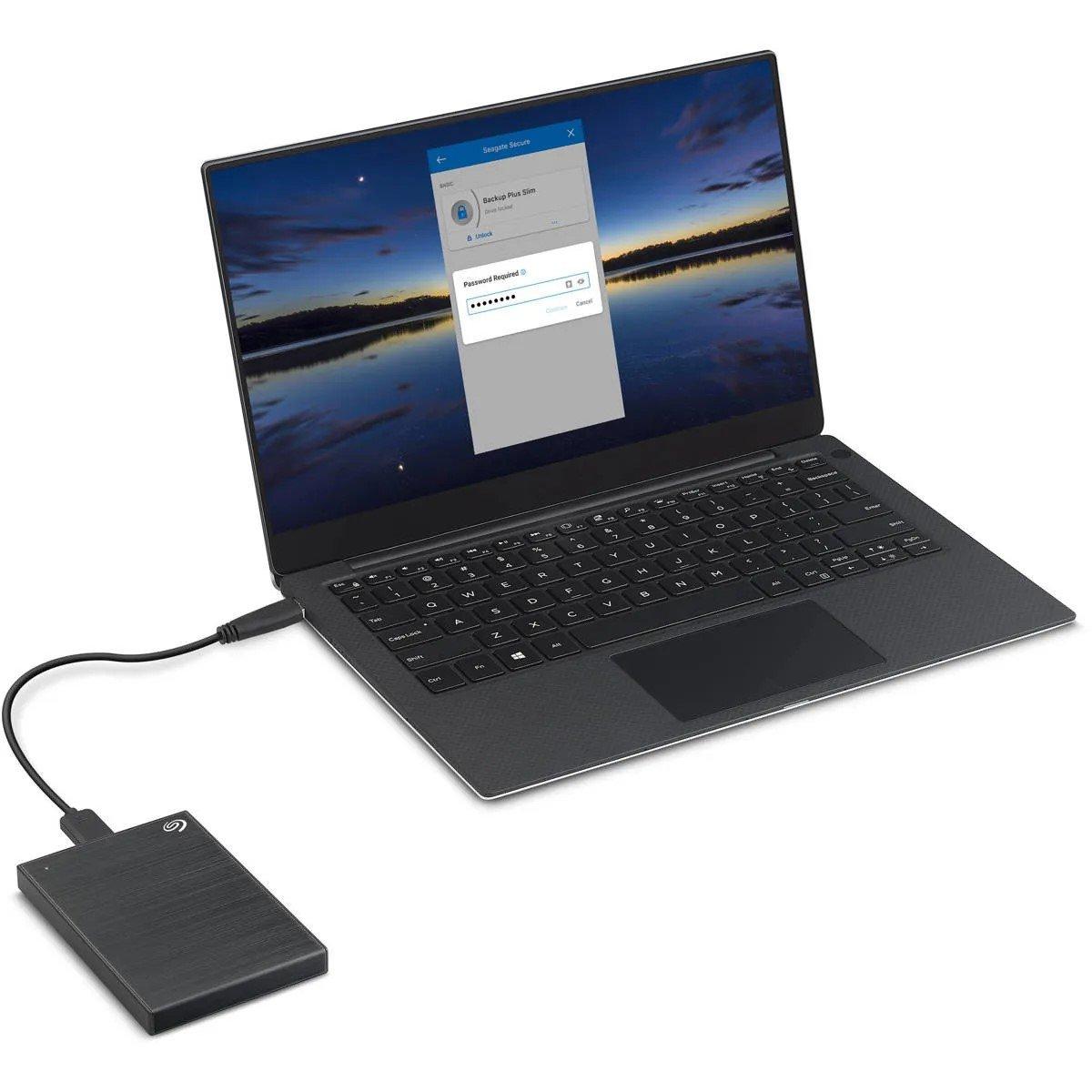 Nero - Seagate - Touch 2TB Password hardware encryption portable external hard drive PC Notebook & Mac - 4