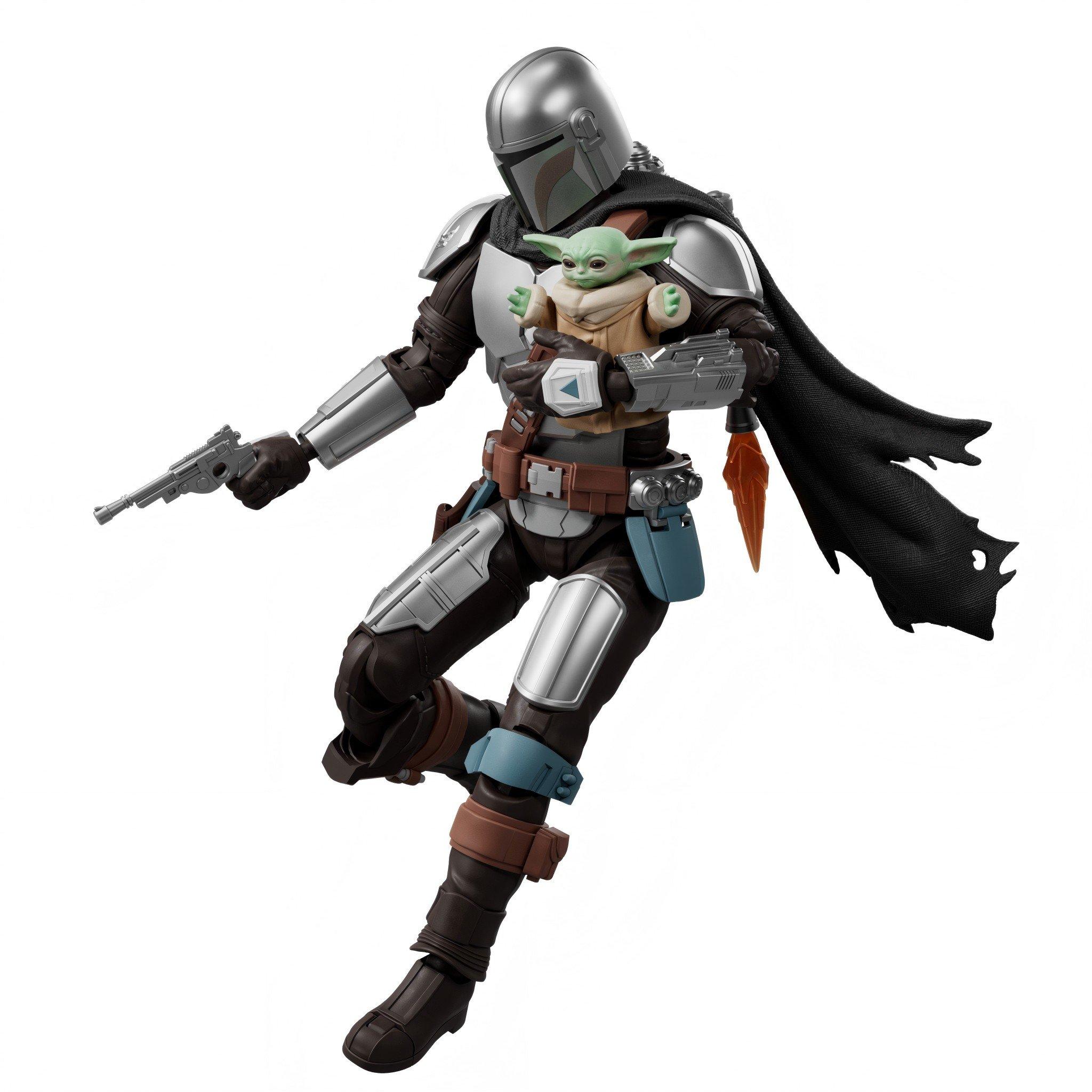 DinDjarin Grogu - Blokees - Blokees Model Kits - Star Wars: The Mandalorion & Grogu CC05 Din Djarin & Grogu - 3