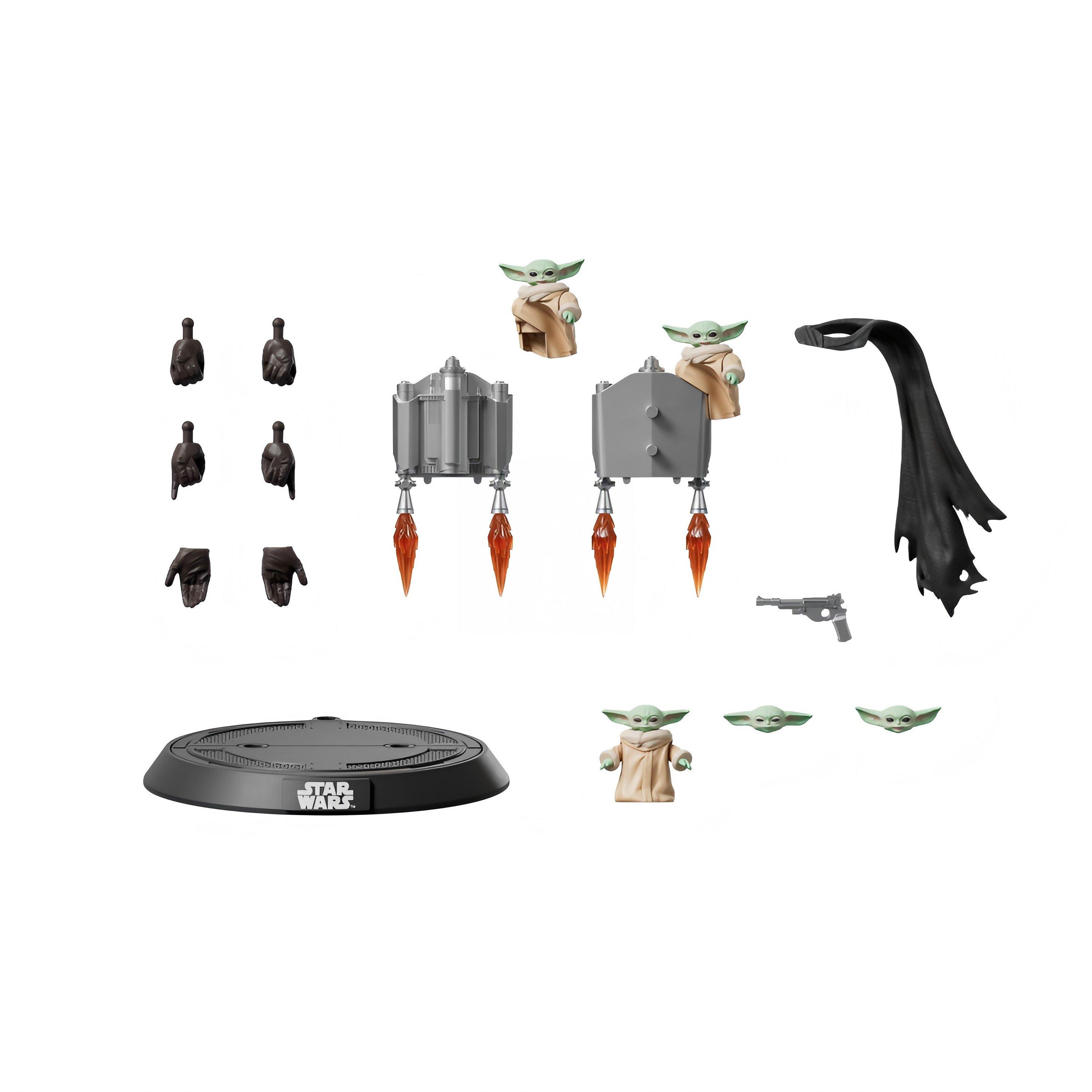 DinDjarin Grogu - Blokees - Blokees Model Kits - Star Wars: The Mandalorion & Grogu CC05 Din Djarin & Grogu - 5