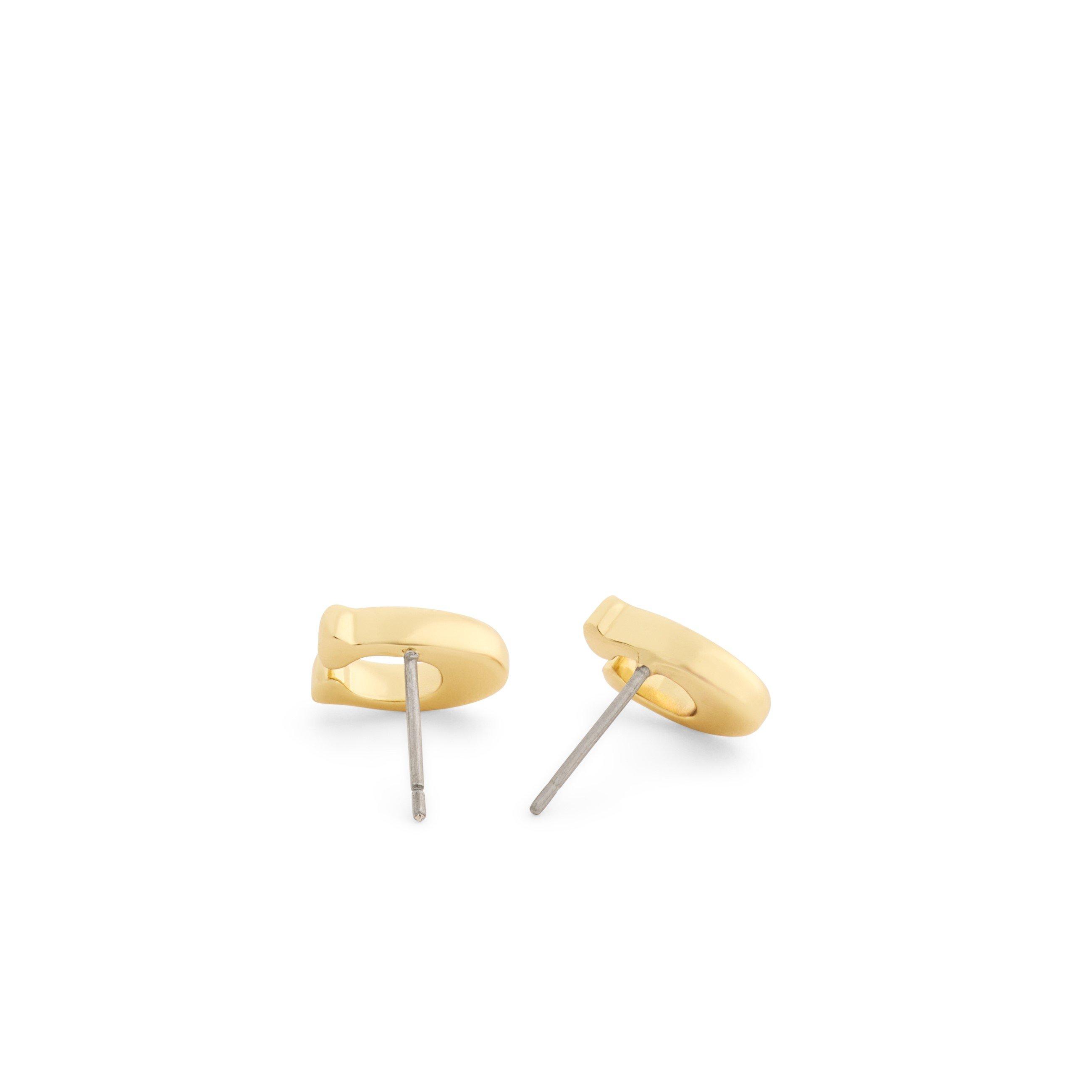 Chalk/Gold - Coach - Womens Stud Earrings - 3