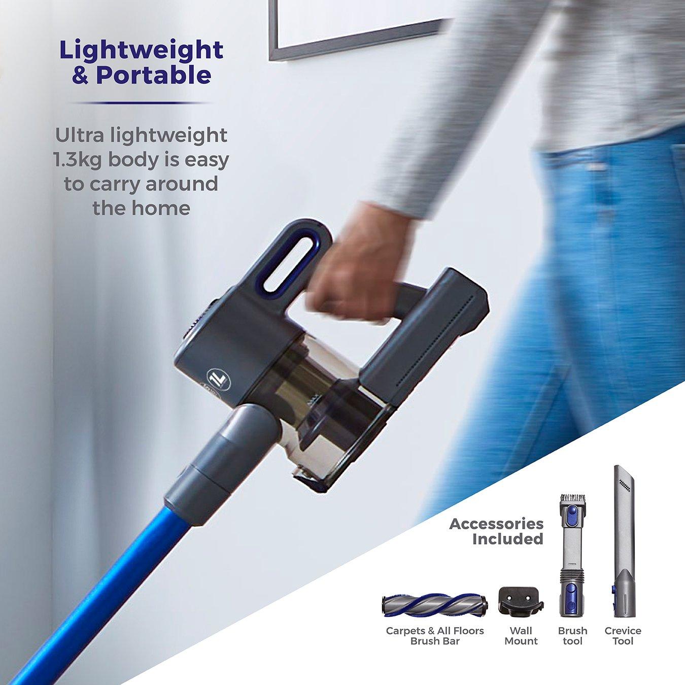 Blue - Tower - VL30 Plus 22.2V Cordless 3-IN-1 DC Vacuum Cleaner - 7