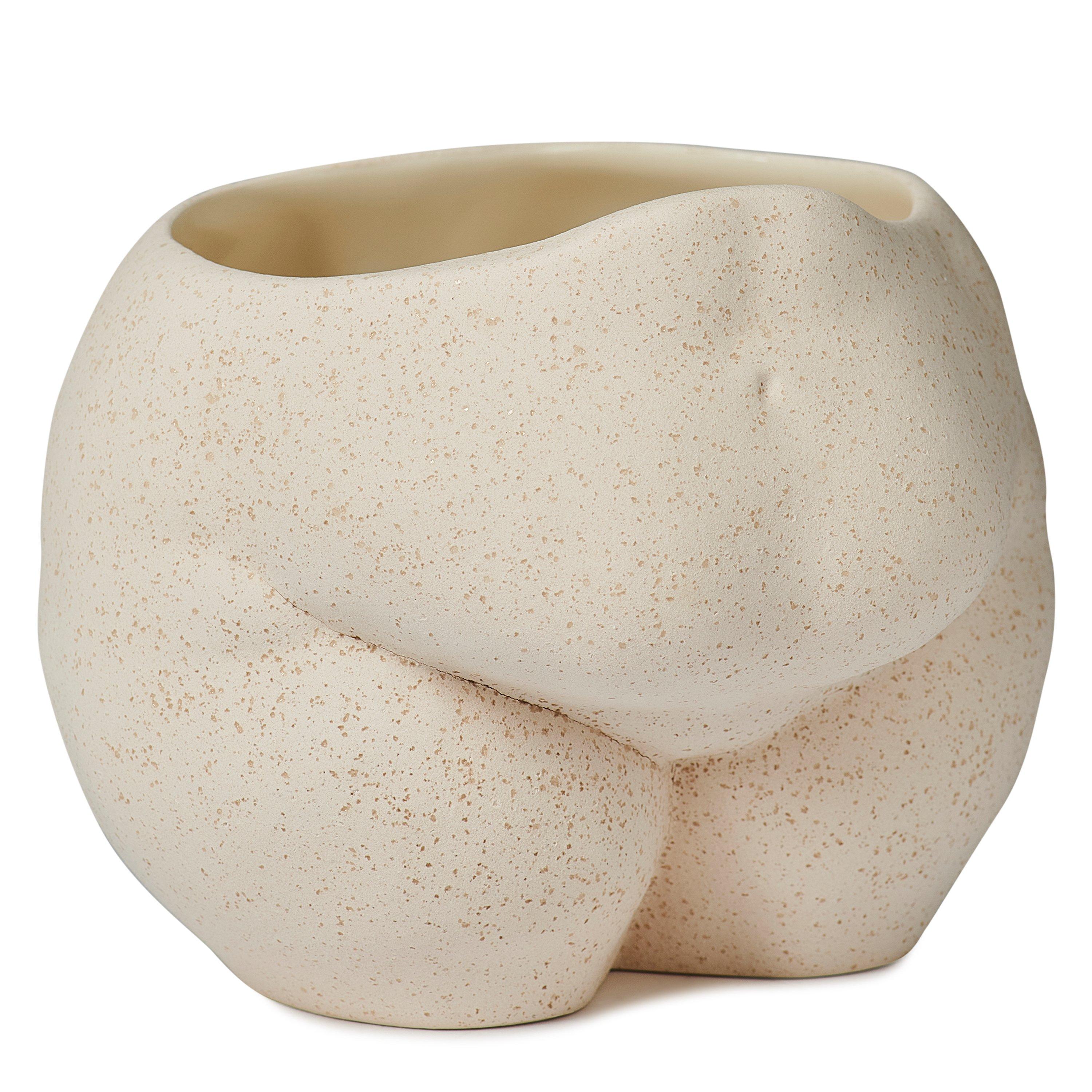 Speckled Beige - Anissa Kermiche - Popotelee Ceramic Vase - 1