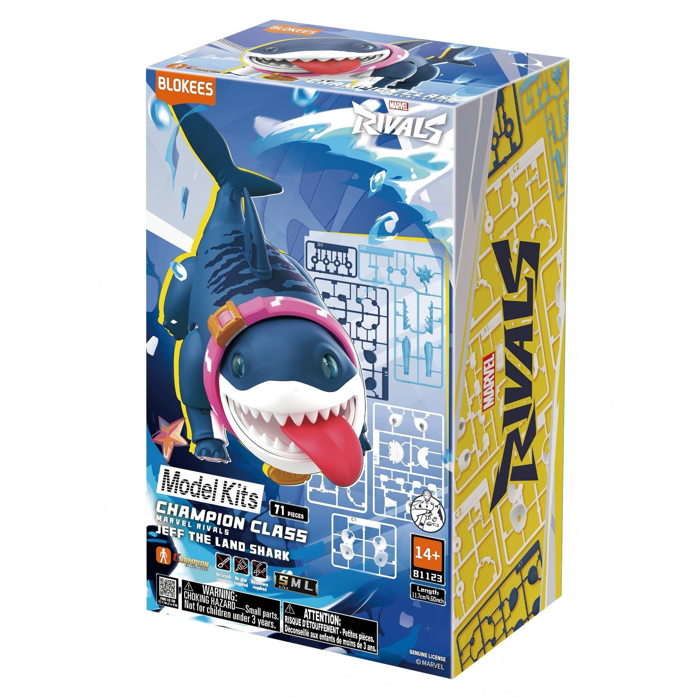 Jeff Land Shark - Blokees - Blokees Model Kits - Marvel Rivals Champion Class 12 - Jeff the Land Shark - 1