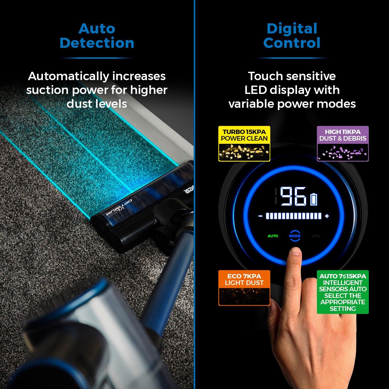 Blue/Black - Tower - VL100 Optimum Cordless 3 IN 1 DC Vacuum Cleaner - 4