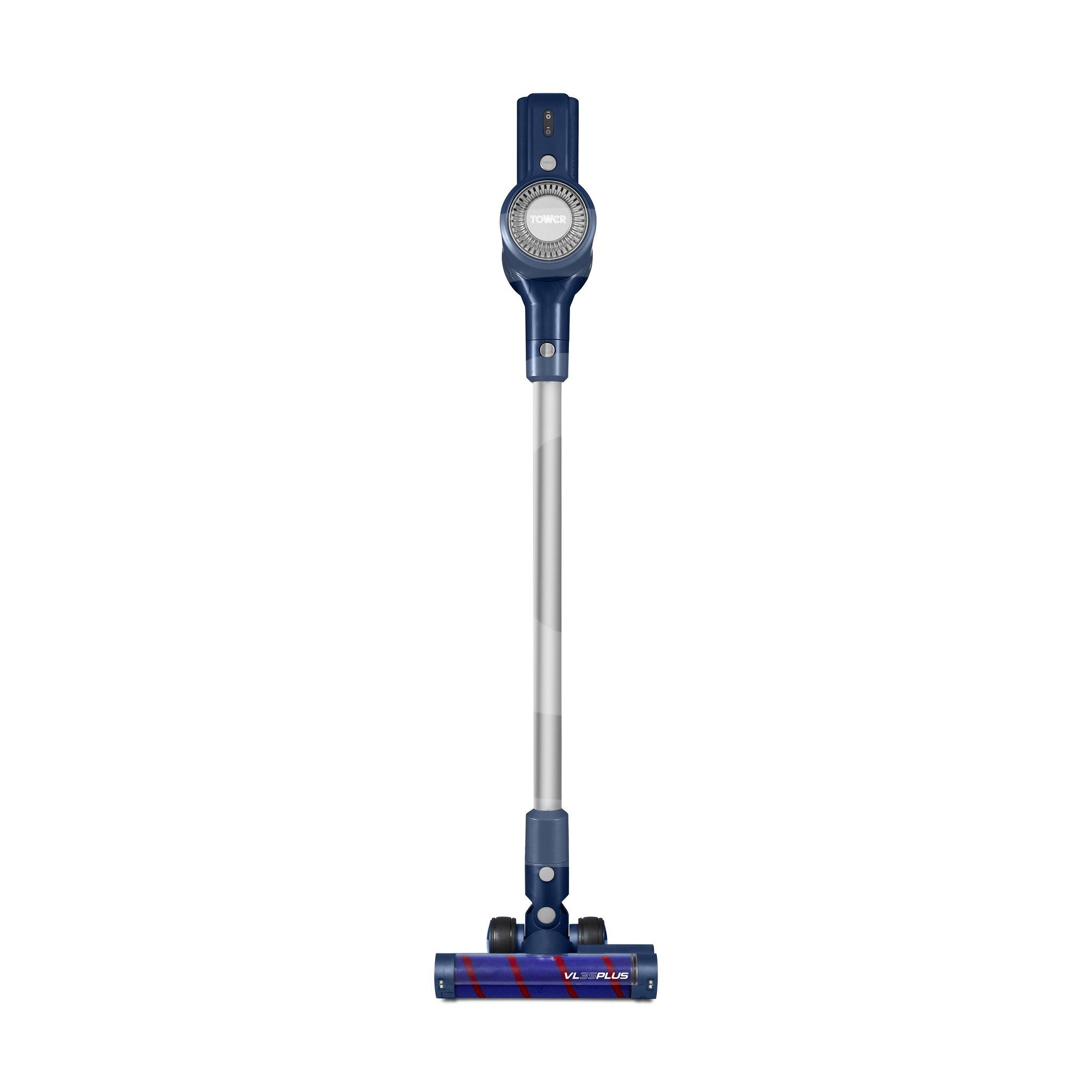 Blue/Silver - Tower - VL35 Plus Anti Tangle Vacuum Cleaner 3-IN-1 DC 150 - 1