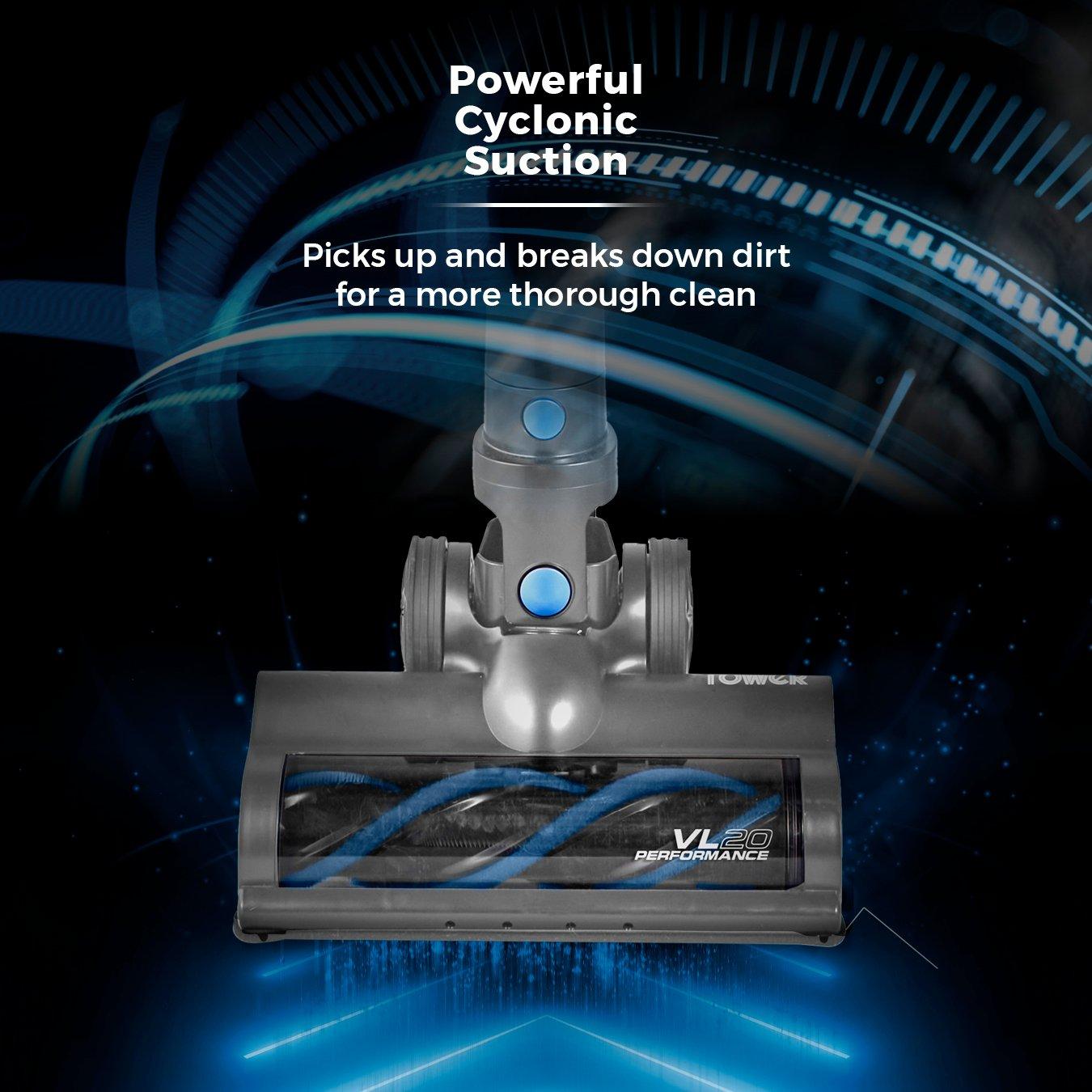 Blue - Tower - VL20 Performance Corded Stick 3 in 1 Corded Stick - 4