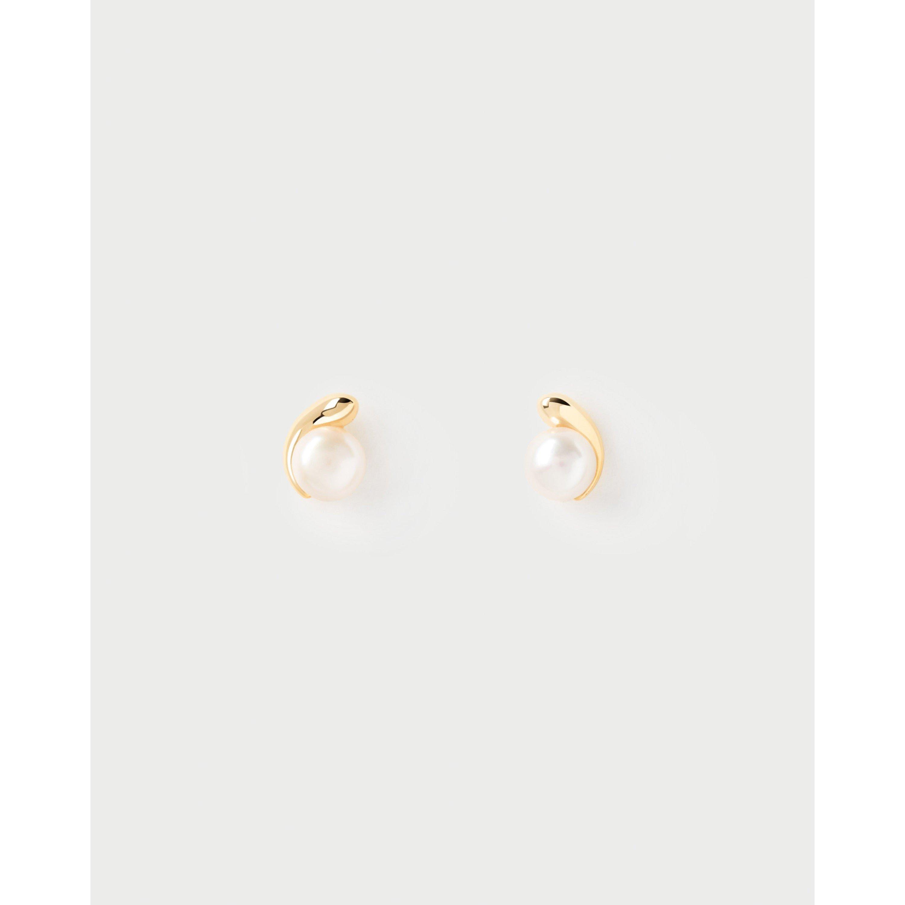 PDPAOLA PDPAOLA La Perla Mini Stud Earrings
