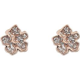 Ted Baker LENANA Flower Enamel Stud Earrings For Women