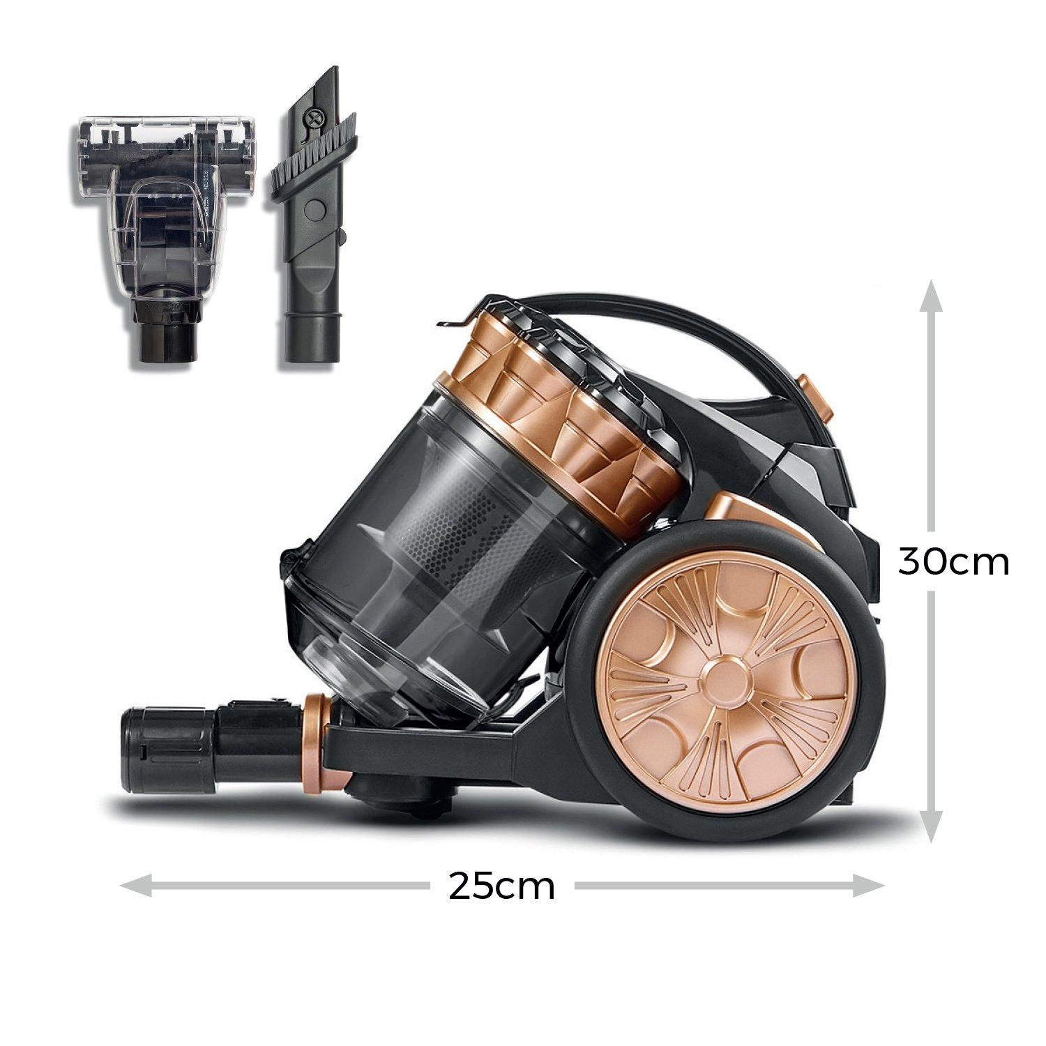 Rose Gold - Tower - RXP10PET Multi Cyclonic Cylinder Vacuum Cleaner - 6