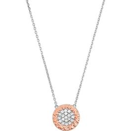 Michael Kors Precious Metal Plated Pave Pendant Necklace