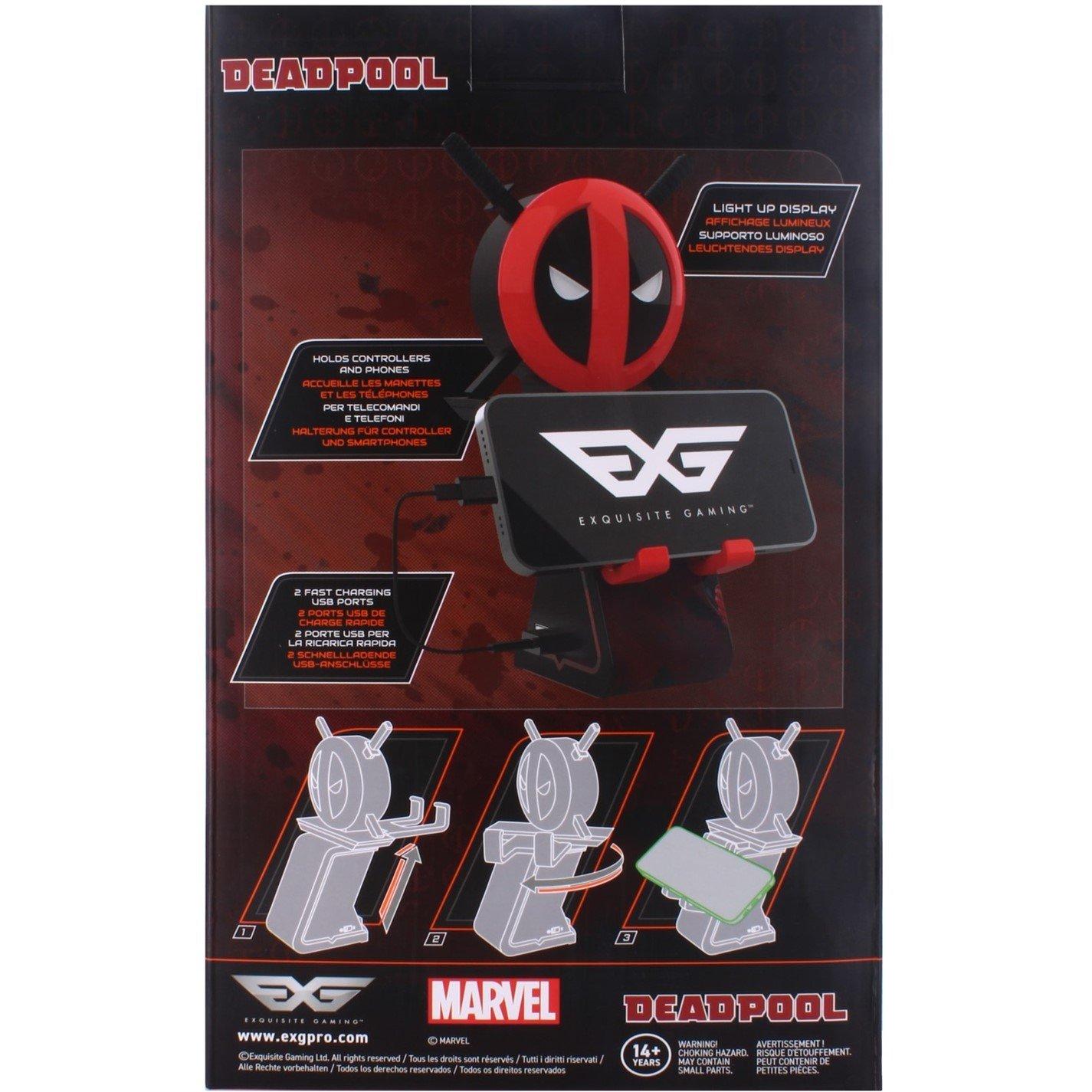 Meerkleurig - Cable Guys - Marvel Deadpool Phone & Device Light Up Charge Stand - 2