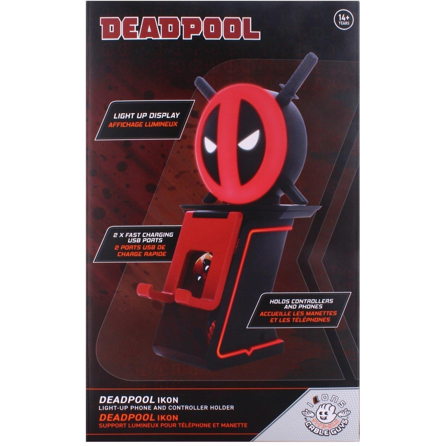 Meerkleurig - Cable Guys - Marvel Deadpool Phone & Device Light Up Charge Stand - 5