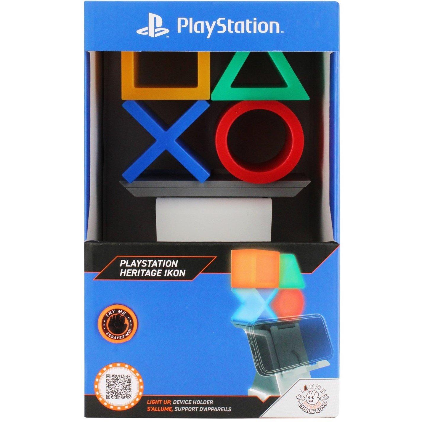 Meerkleurig - Cable Guys - PlayStation Heritage Phone & Device Light Up Charge Stand - 3