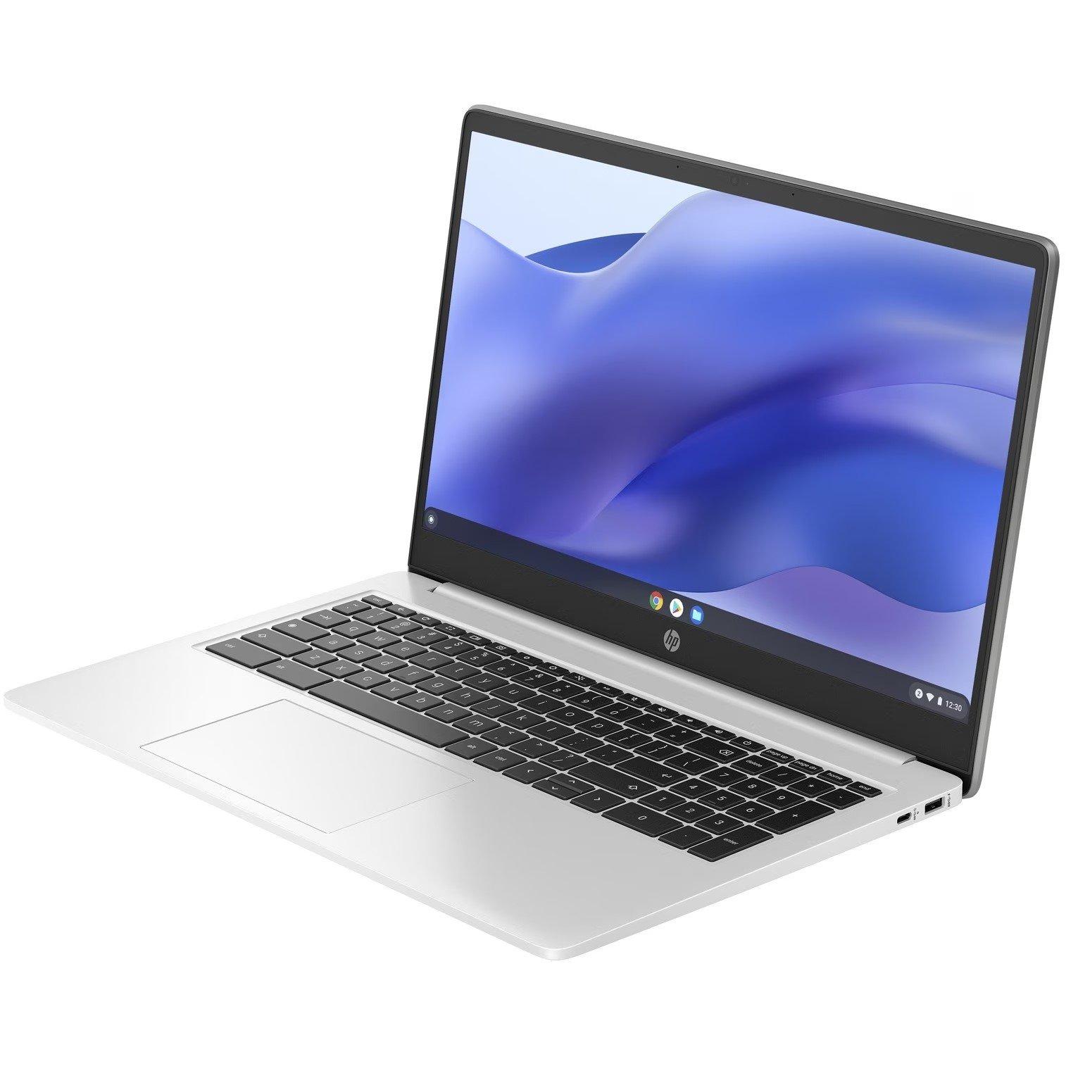 Hp  Chromebook 15 – Celeron, 4Gb, 64Gb Chrome Os - Silver