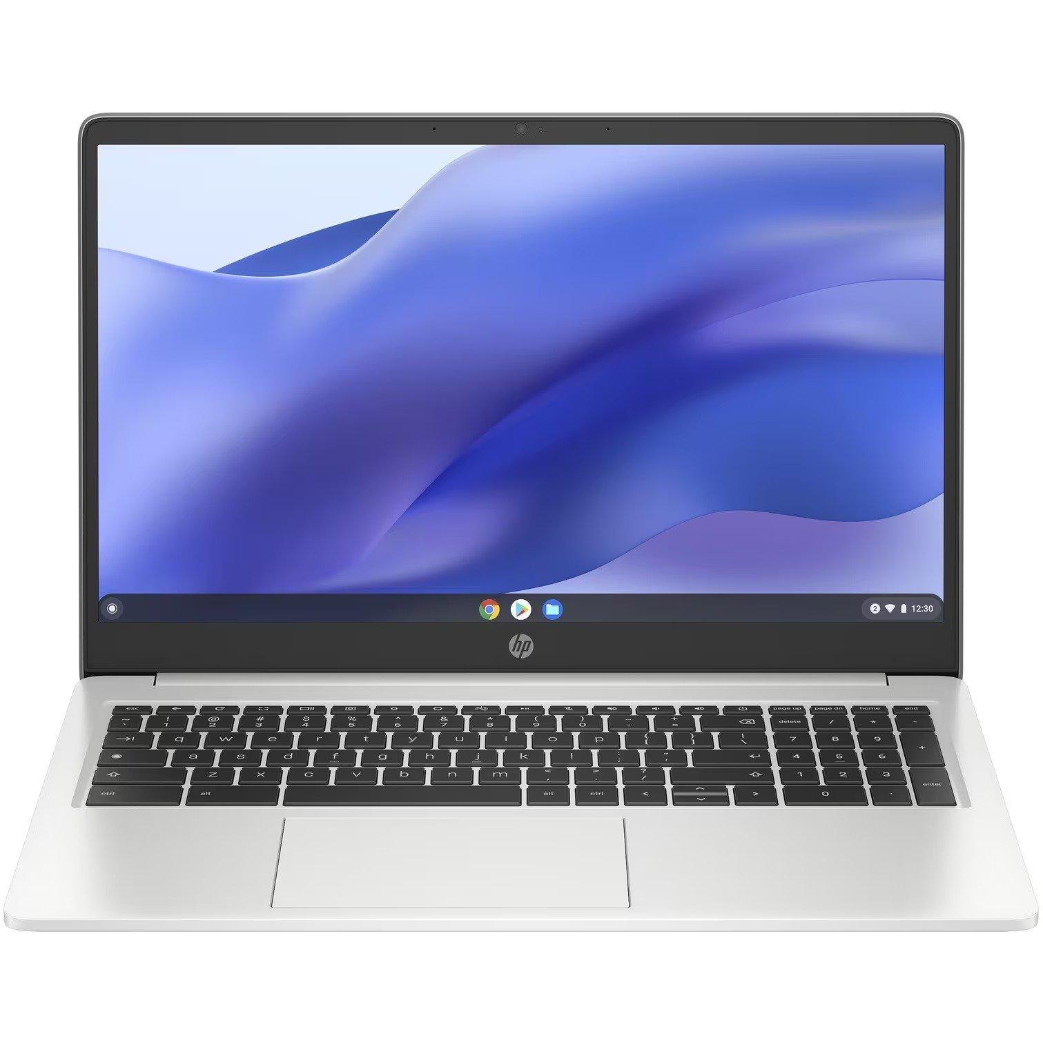 Silver - HP - HP Chromebook 15 – Celeron, 4GB, 64GB Chrome OS - 2