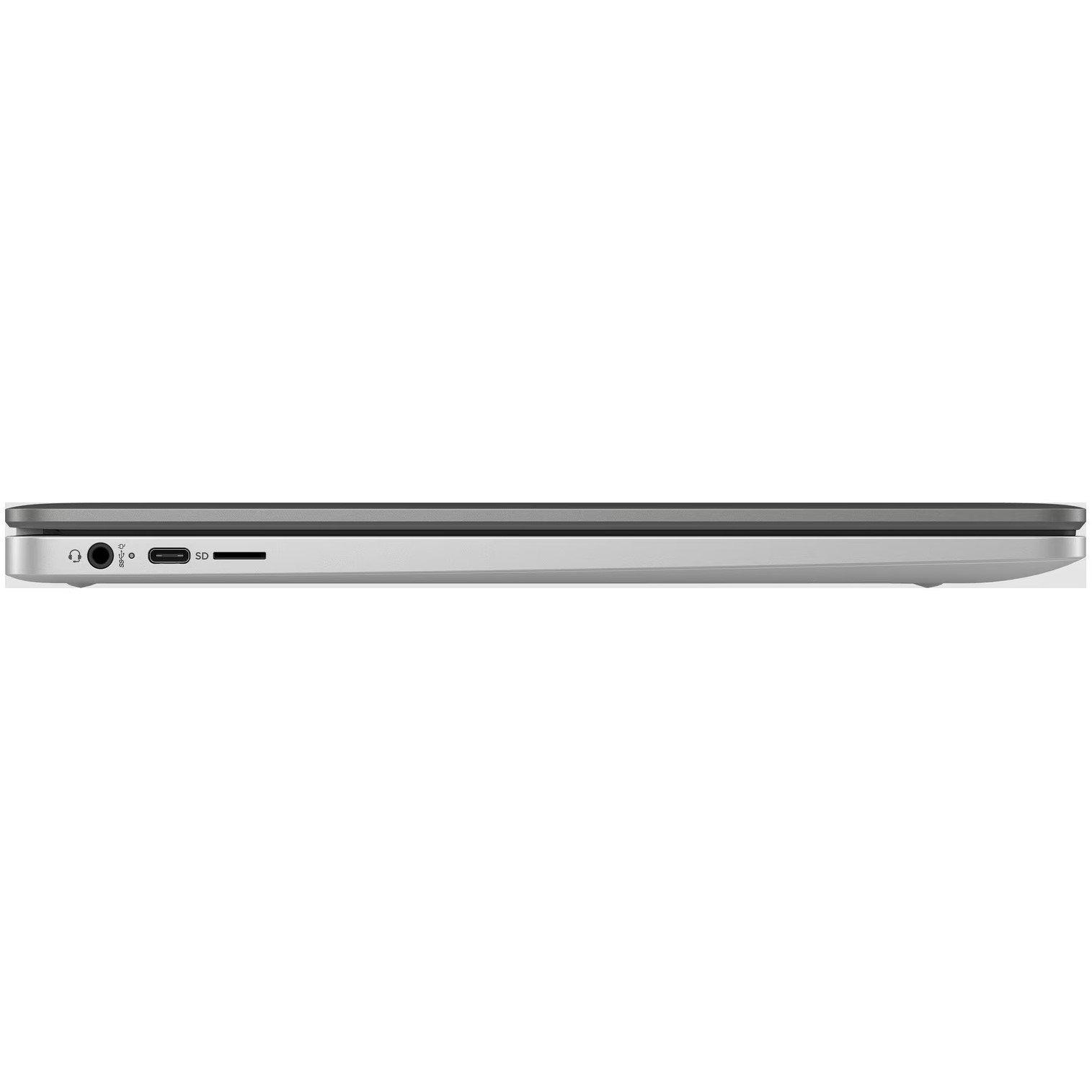 Silver - HP - HP Chromebook 15 – Celeron, 4GB, 64GB Chrome OS - 5