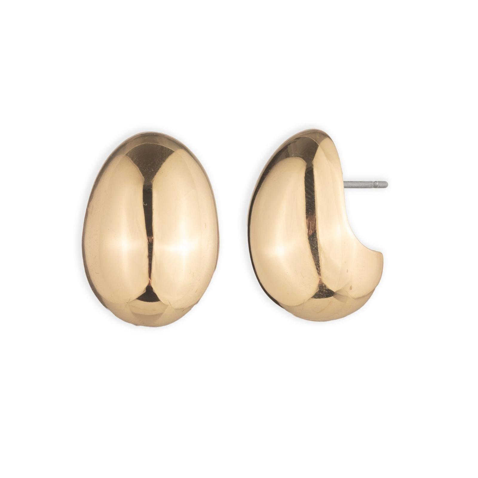 Lauren by Ralph Lauren Lauren Ralph Lauren Gold Puffy Stud Earrings - Gld