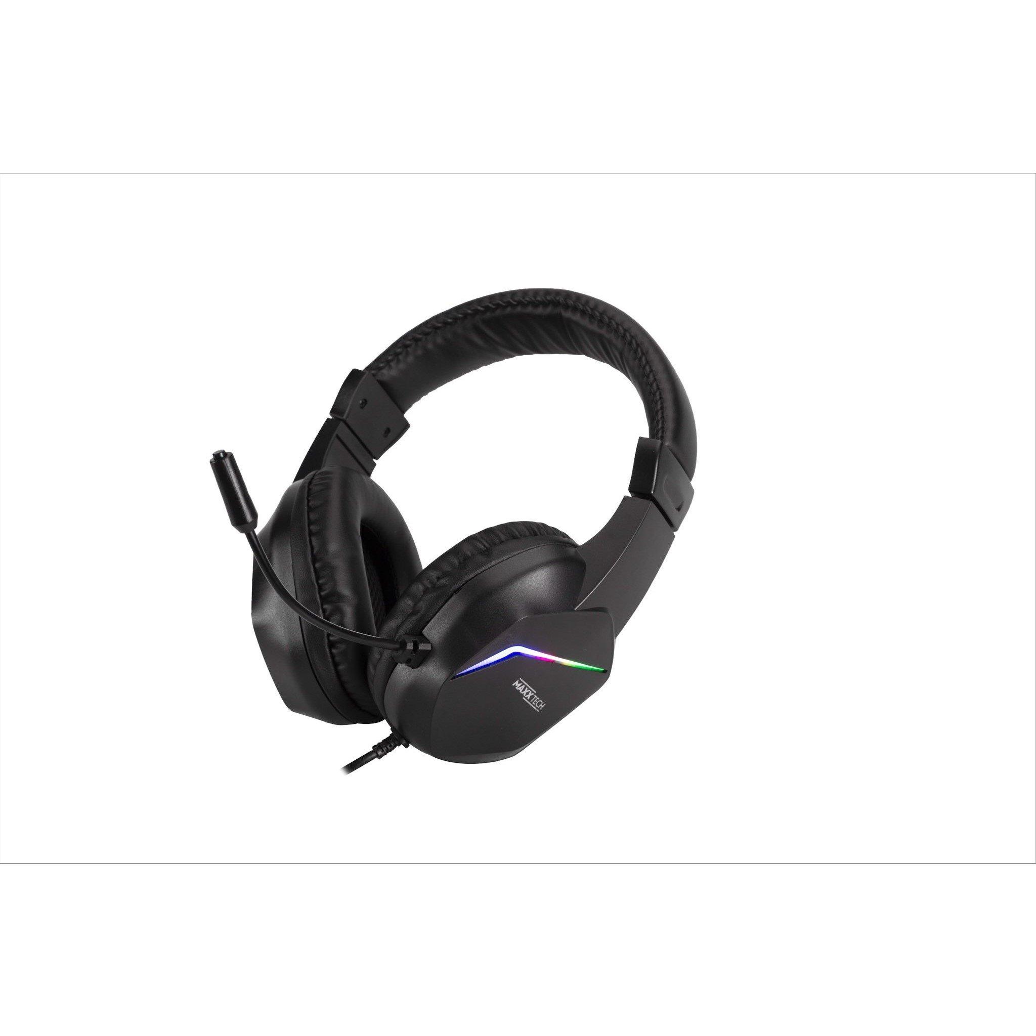 Maxx Tech Maxx Maxx Tech MX40 LED Multiplatform Gaming Headset | Sports ...