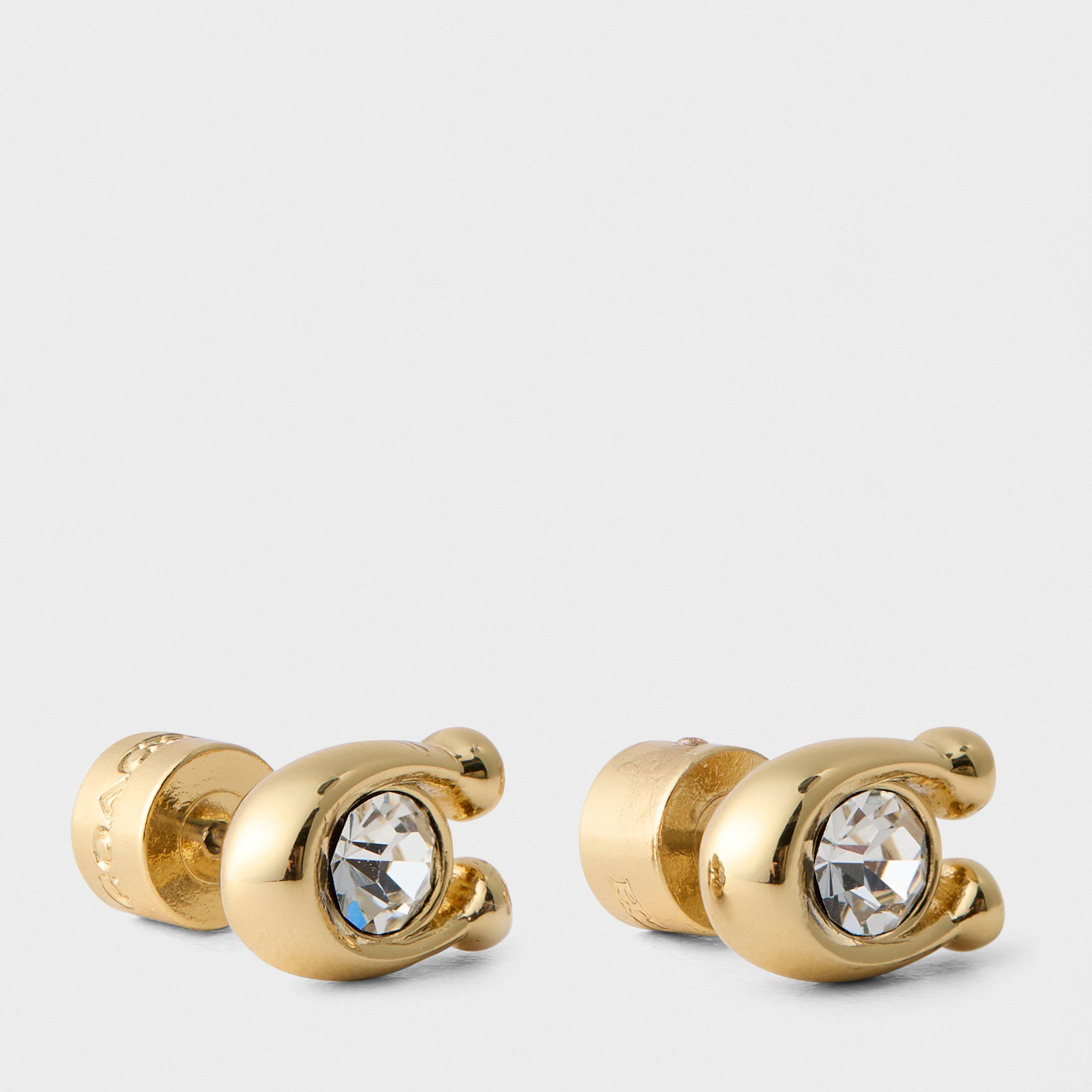 Crystal Gold - Coach - Coach J C Stud Ld62 - 1