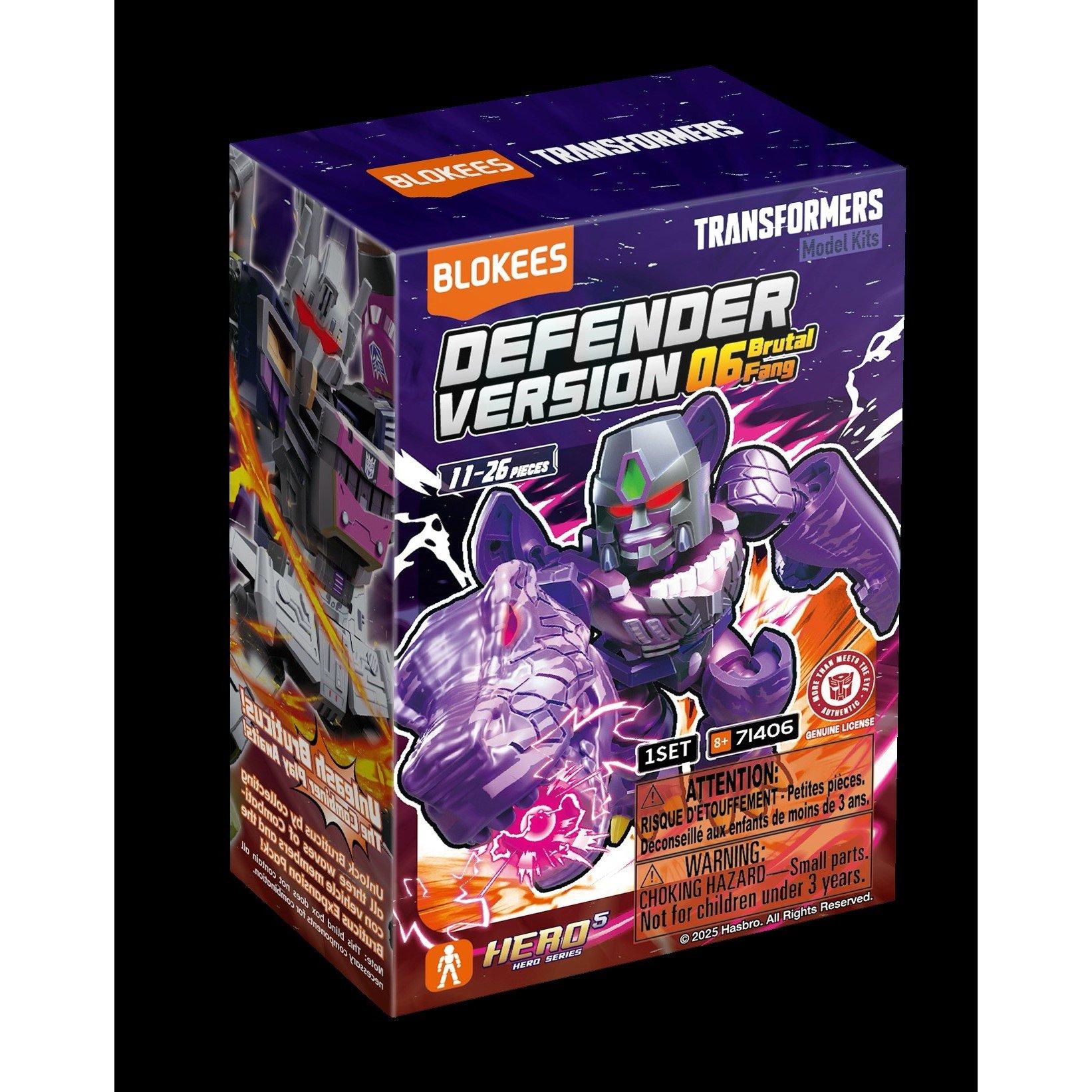 Blokees  Transformers Defender Version 06 Brutal Fang - Dv 06