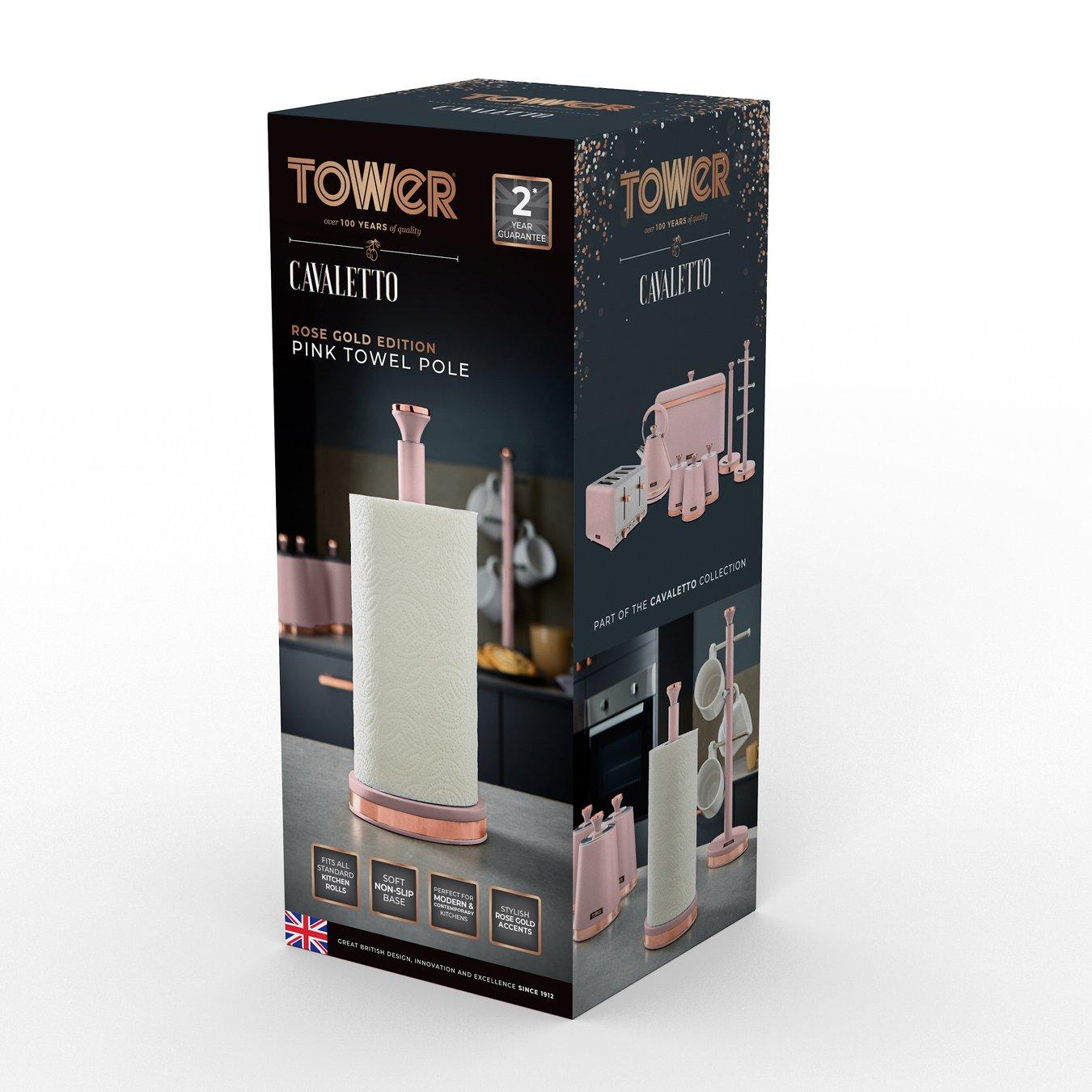 Pink - Tower - Cavaletto Towel Pole - 9