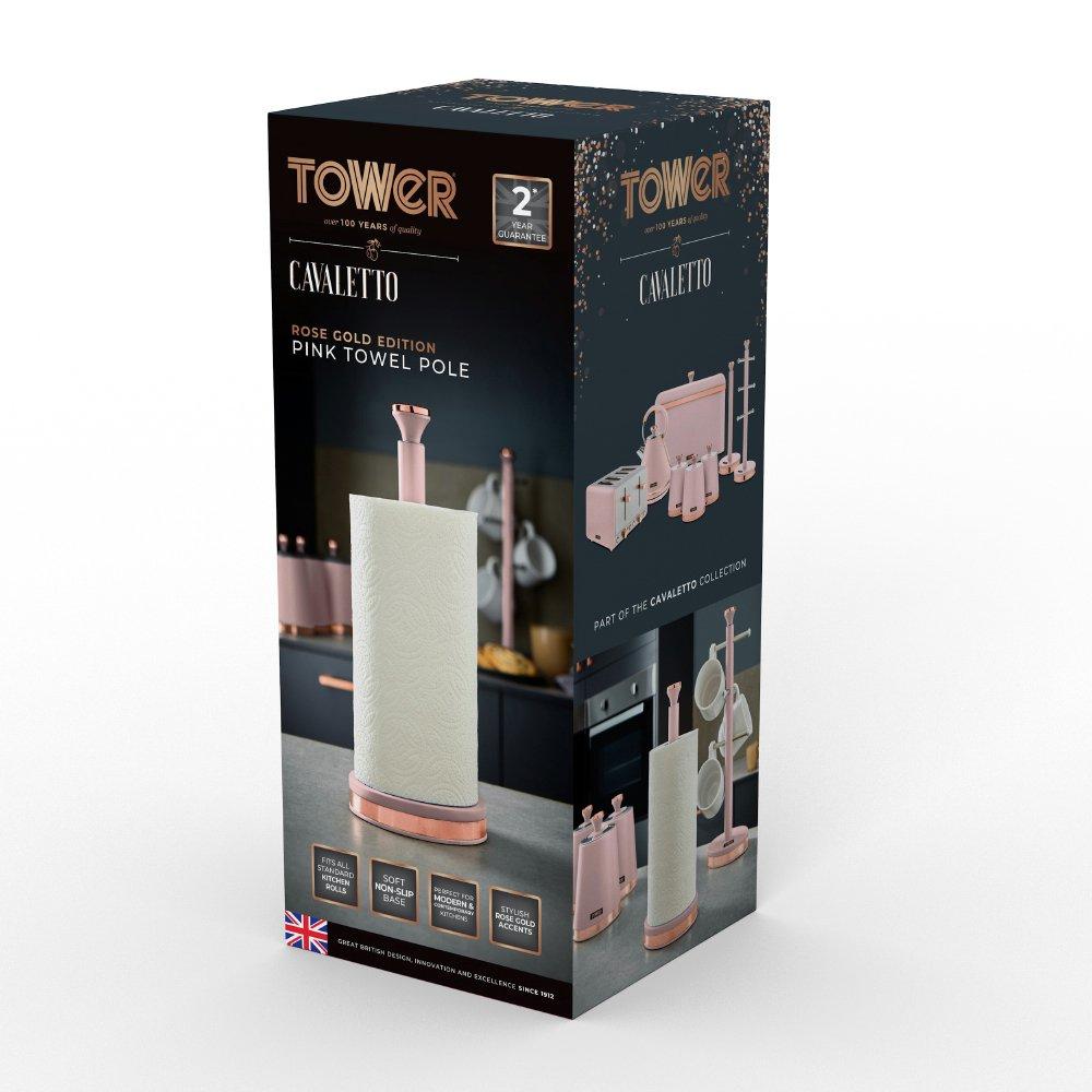 Pink - Tower - Cavaletto Towel Pole - 10