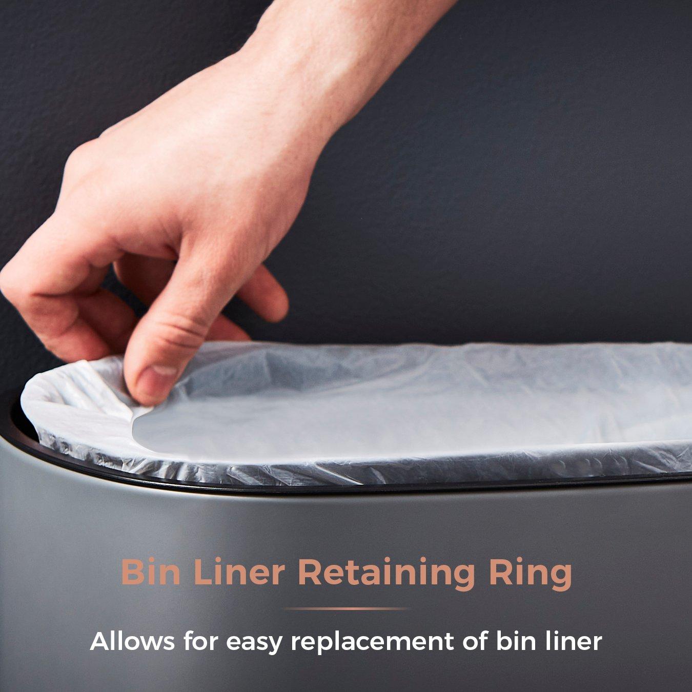 Pink - Tower - Cavaletto 58L Sensor Bin Grey - 5