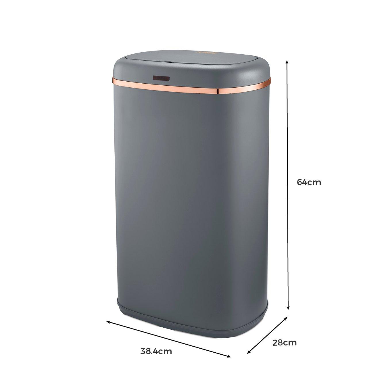 Pink - Tower - Cavaletto 58L Sensor Bin Grey - 9