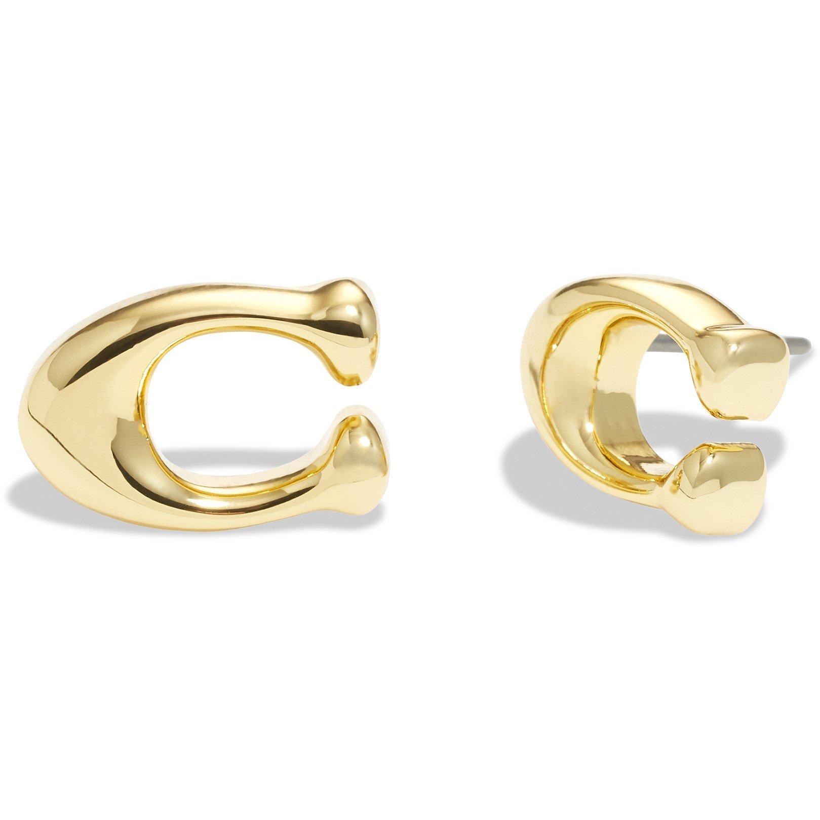 Coach COACH BUBBLE C STUD EARRINGS - GOLD