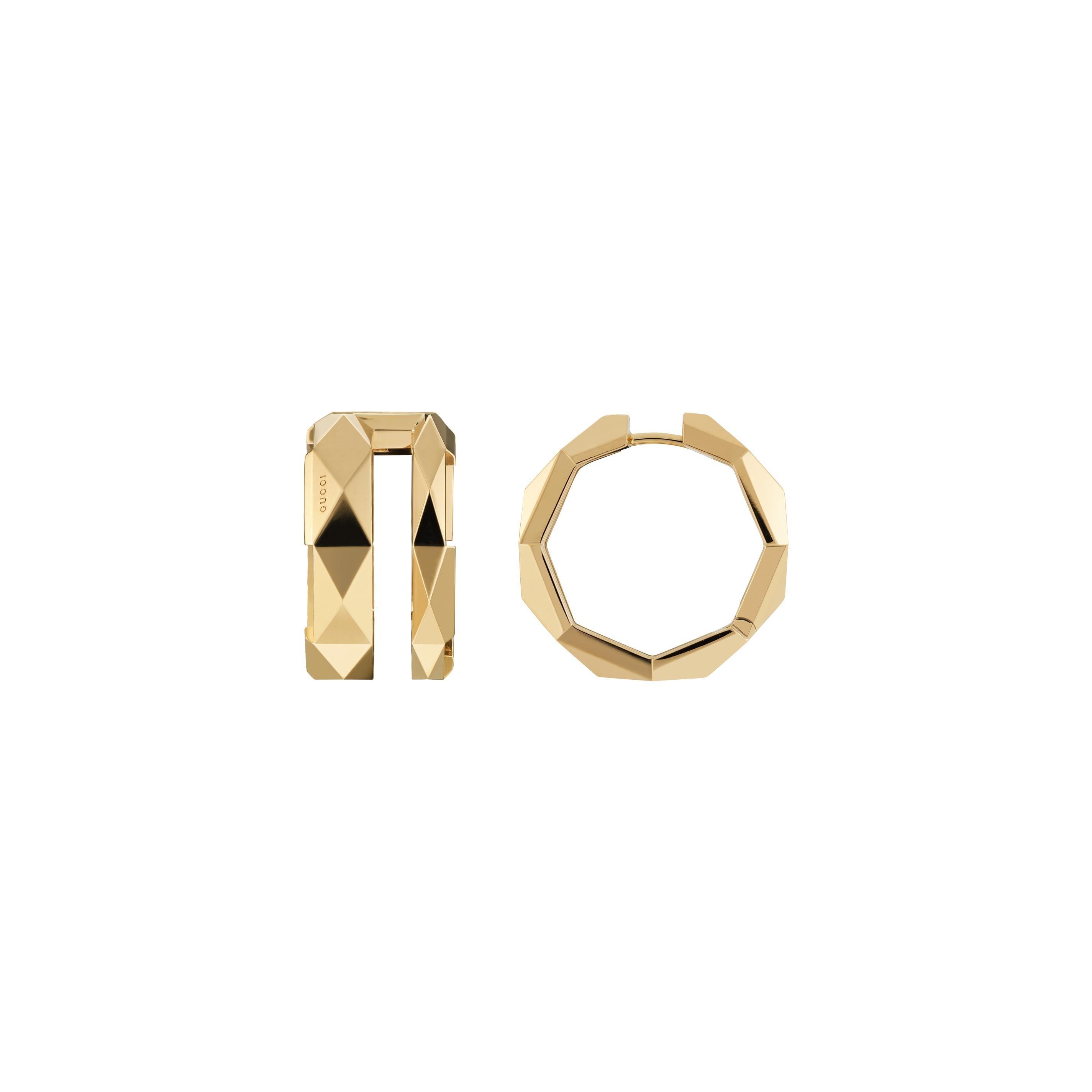 Gold - Gucci - Link To Love Double Earrings - 2