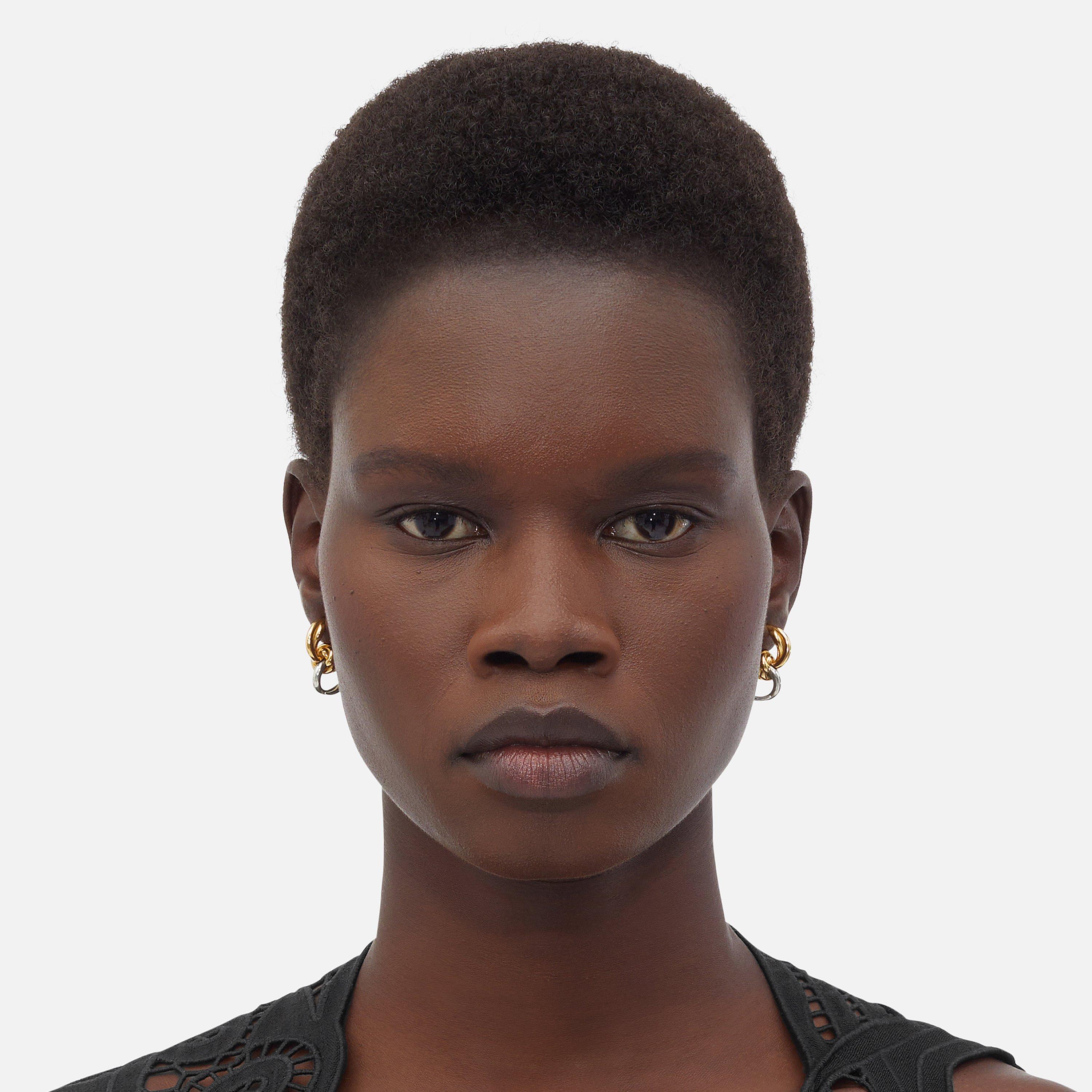 Silver/Gold - Bottega Veneta - Knot Earrings - 2