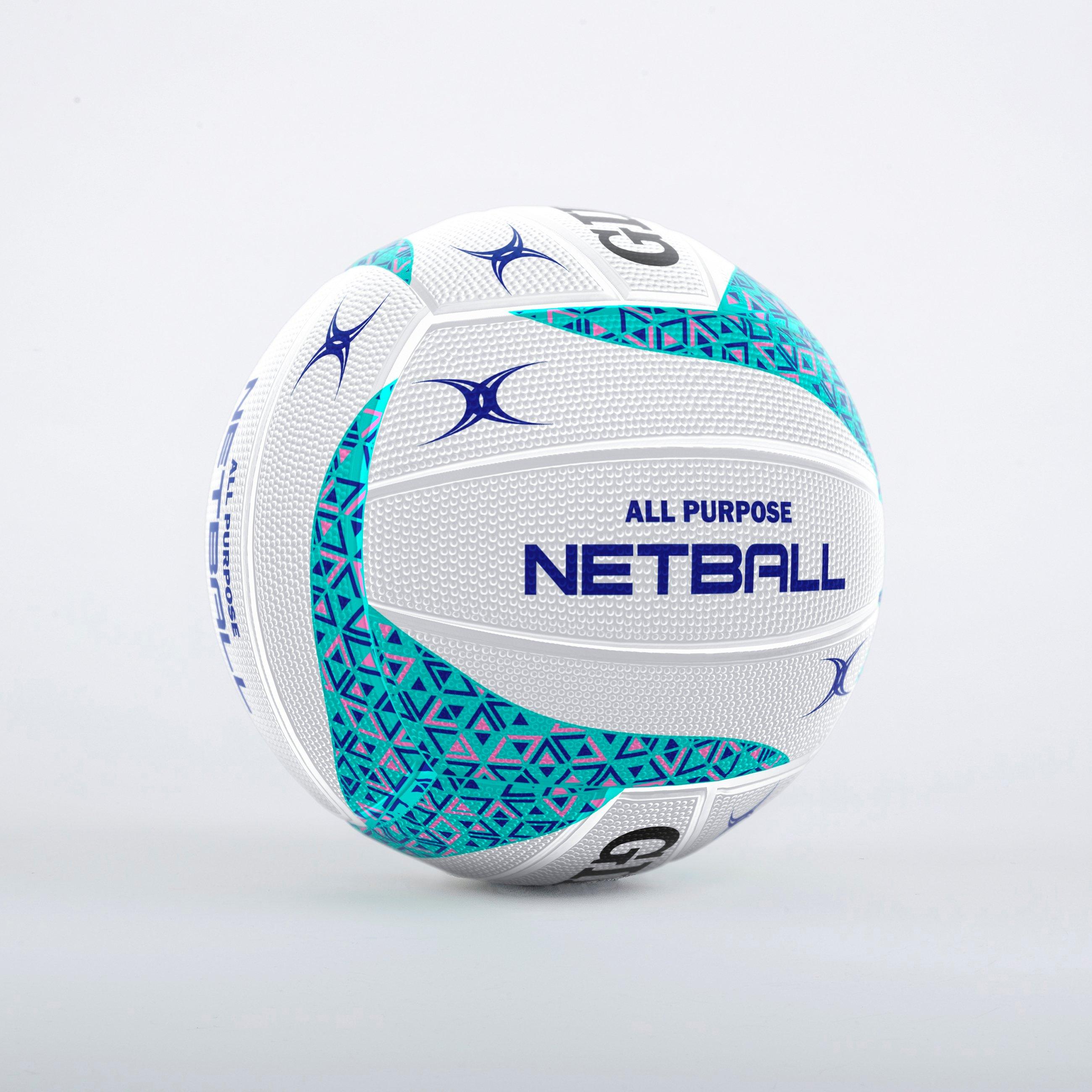 White/Blue - Gilbert - APT Training Netball 00 - 2